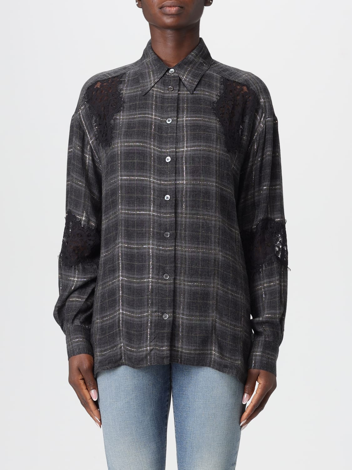 PINKO CAMISA: Camisa mujer Pinko, Gris - Img 1