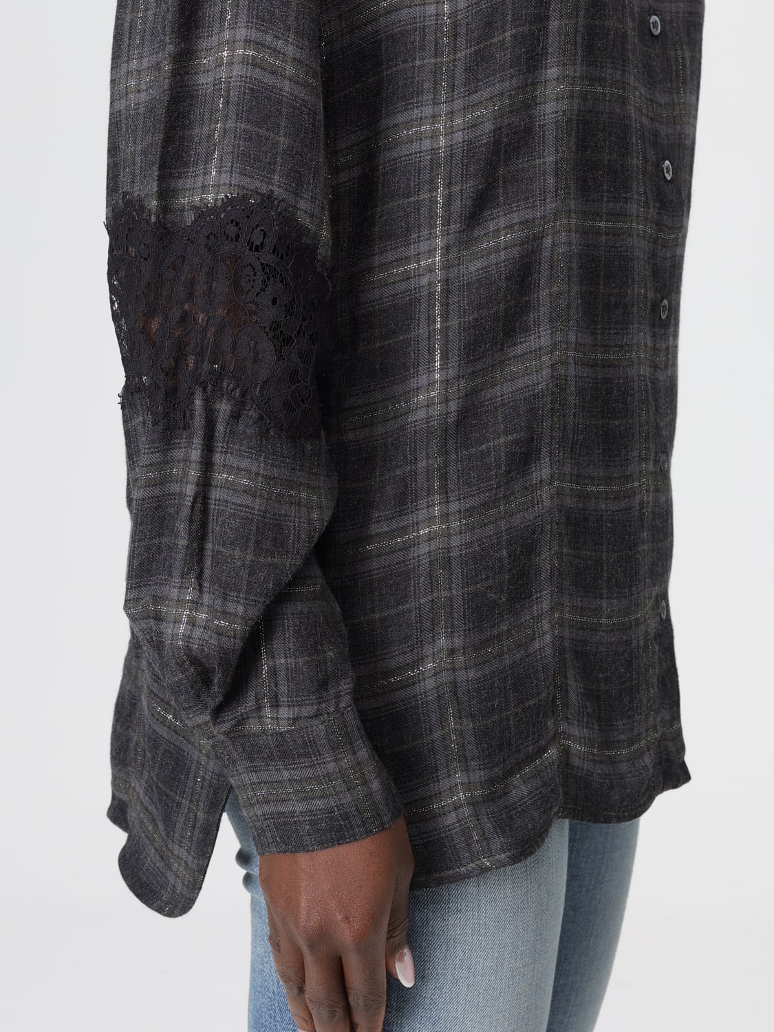 PINKO CAMISA: Camisa mujer Pinko, Gris - Img 3