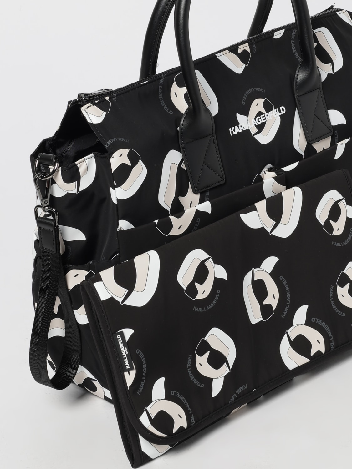 KARL LAGERFELD KIDS BLANKET SET: Bag kids Karl Lagerfeld Kids, Black - Img 3