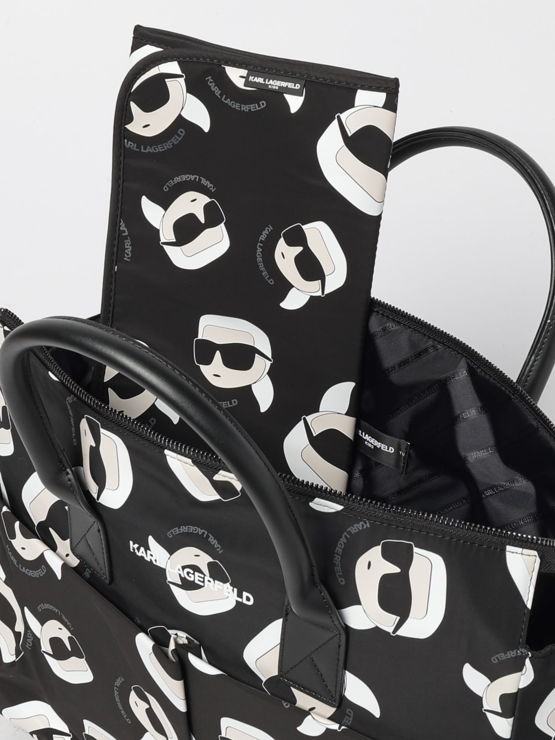 KARL LAGERFELD KIDS BLANKET SET: Bag kids Karl Lagerfeld Kids, Black - Img 4