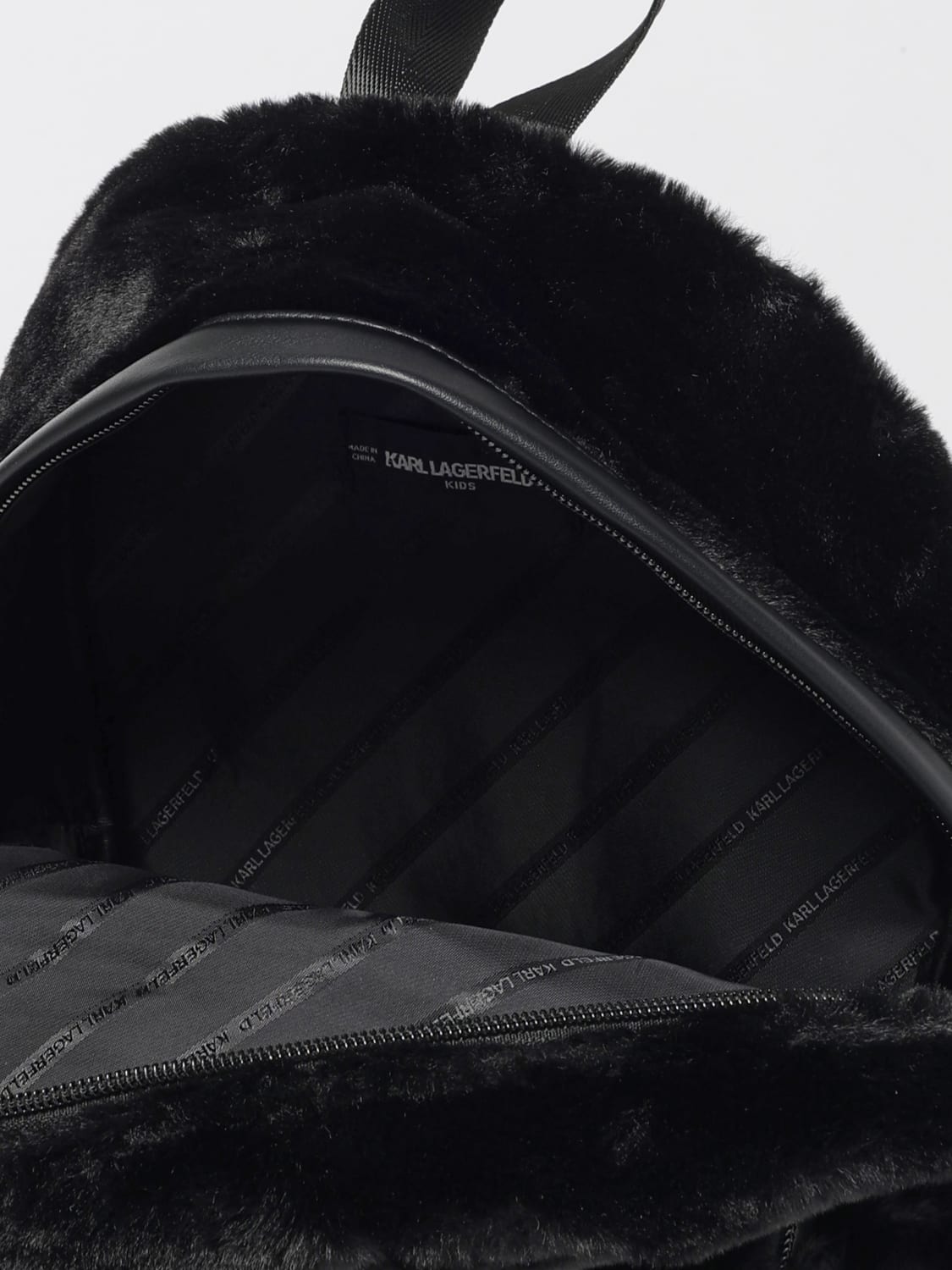 KARL LAGERFELD KIDS MOCHILA: Bolso niños Karl Lagerfeld Kids, Negro - Img 4