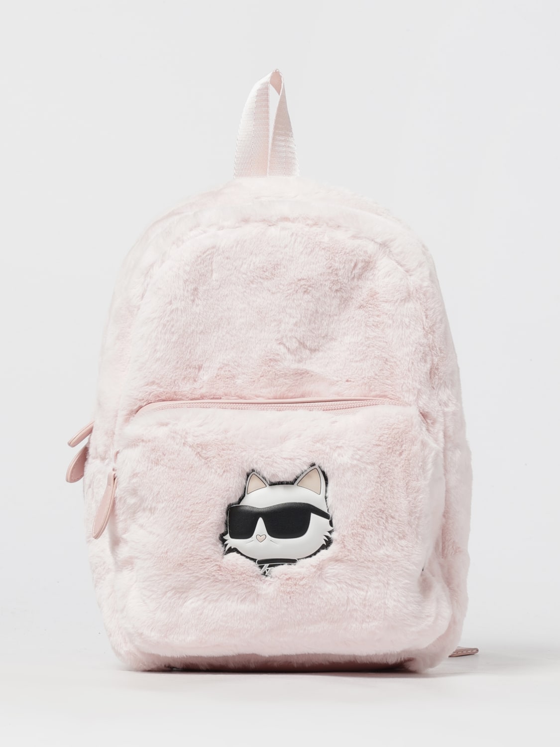 KARL LAGERFELD KIDS DUFFEL BAG: Bag kids Karl Lagerfeld Kids, Pink - Img 1
