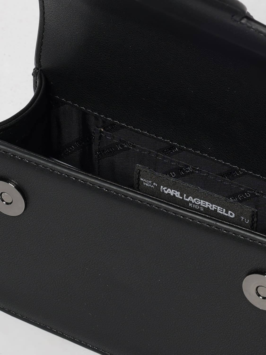 KARL LAGERFELD KIDS TASCHE: Tasche kinder Karl Lagerfeld Kids, Schwarz - Img 3