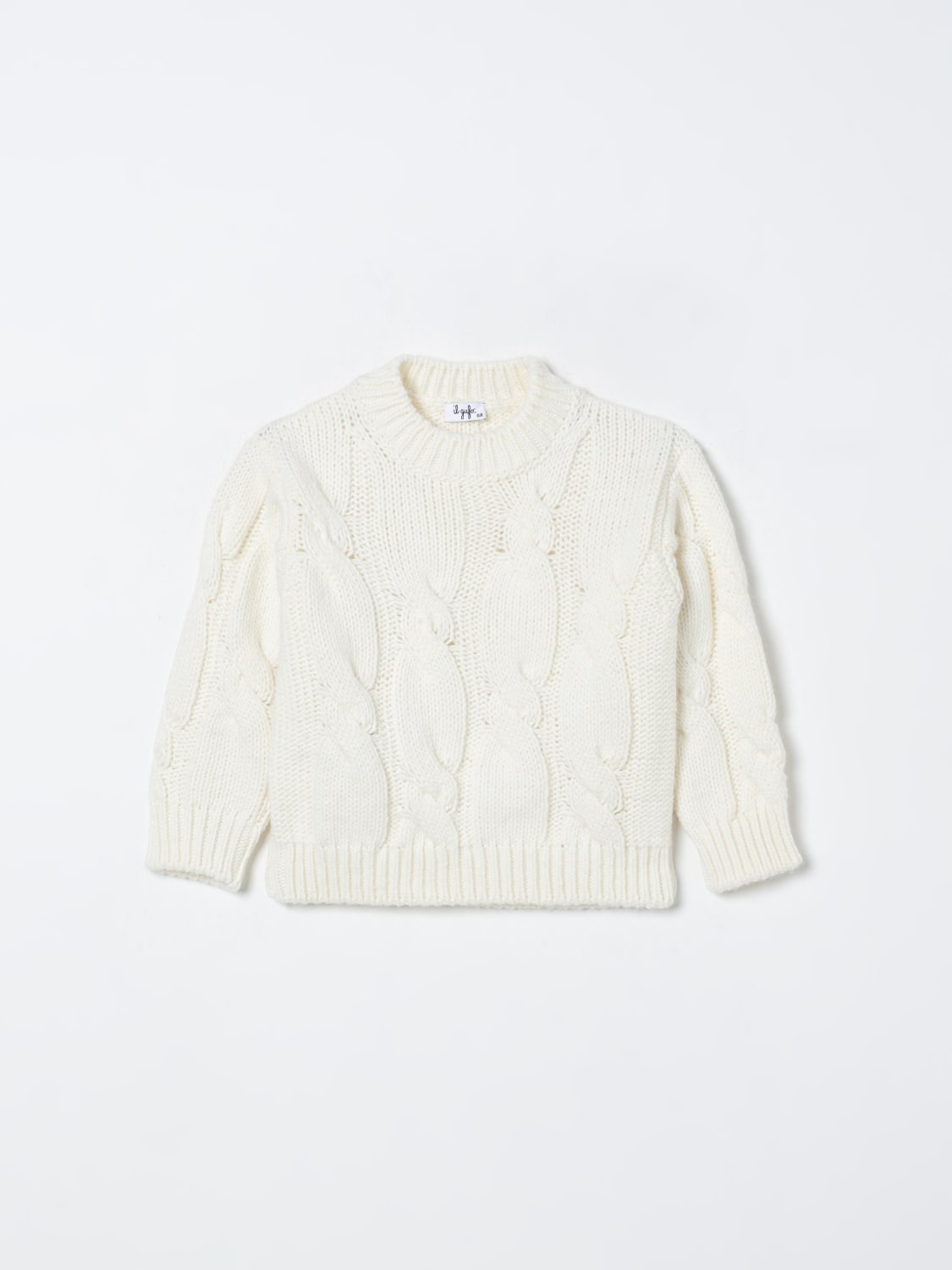 IL GUFO SWEATER: Sweater kids Il Gufo, White - Img 1