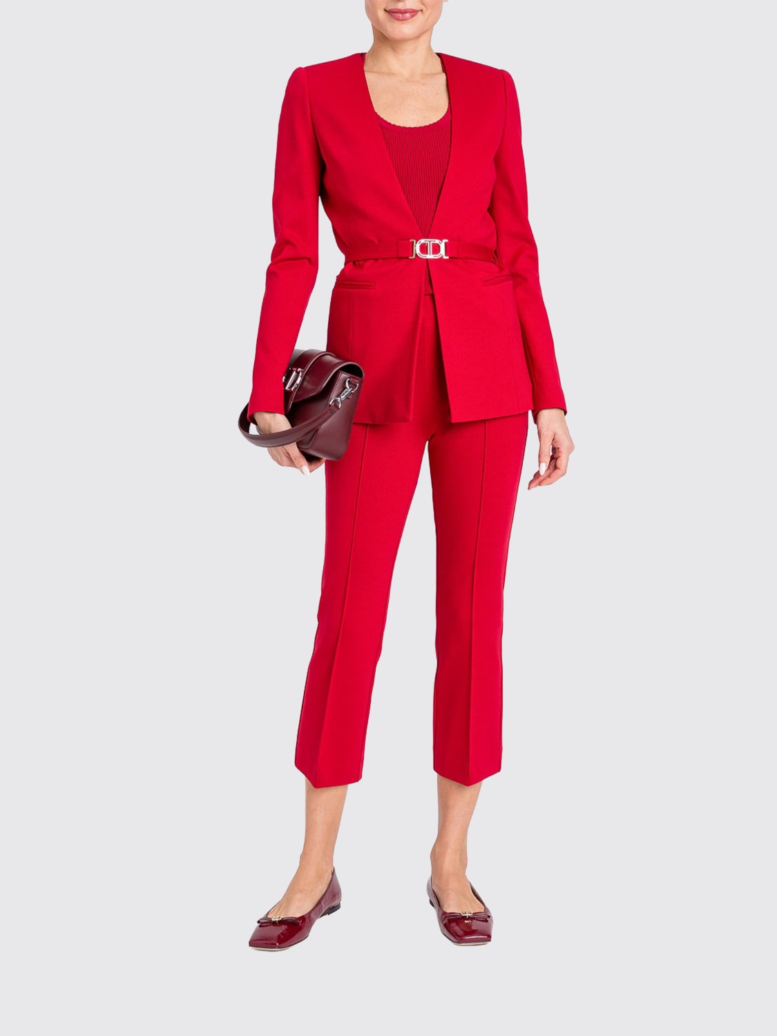 TWINSET CHAQUETA: Chaqueta mujer Twinset, Rojo - Img 2