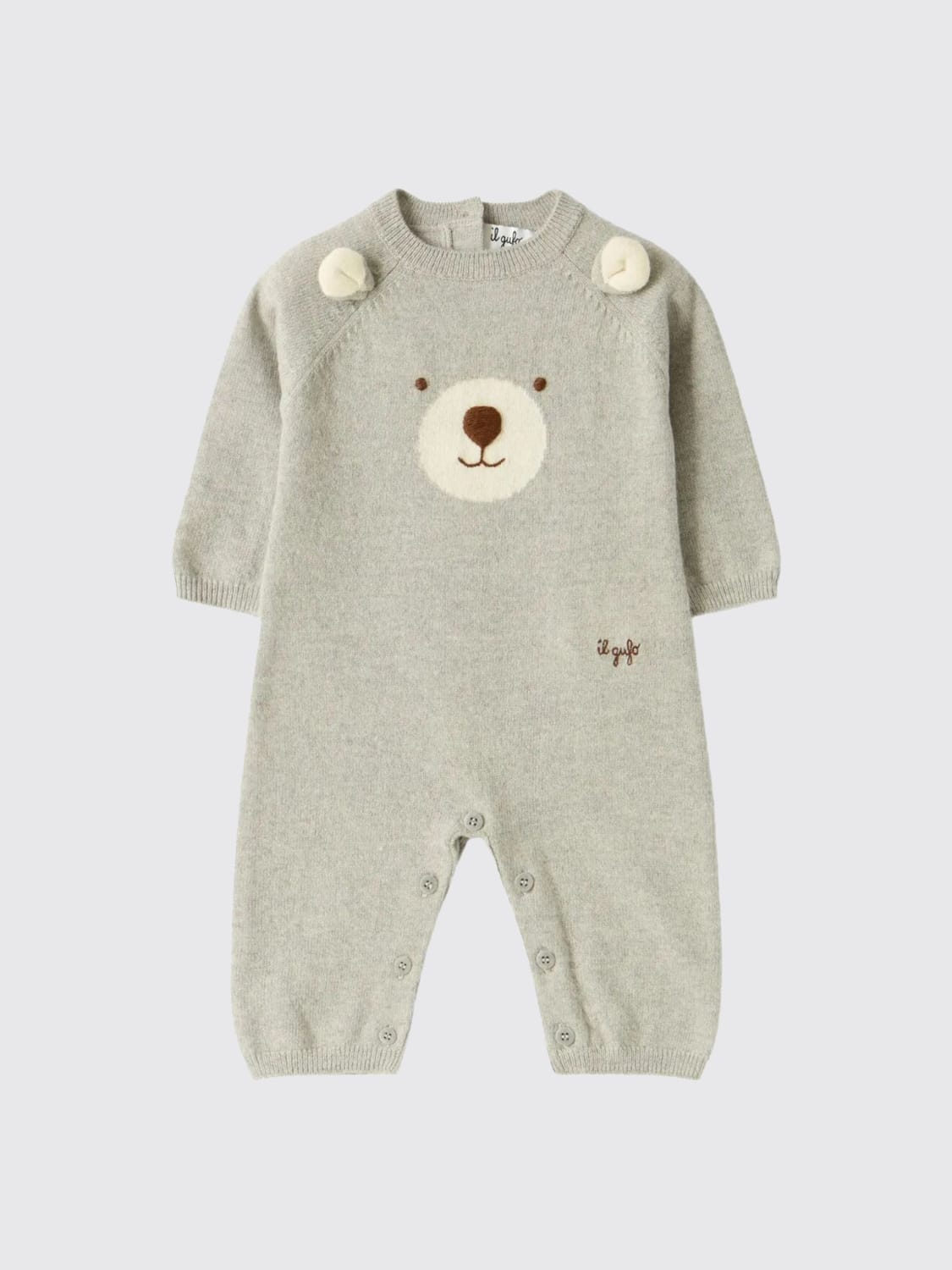 IL GUFO TRACKSUIT: Tracksuit kids Il Gufo, Grey - Img 1
