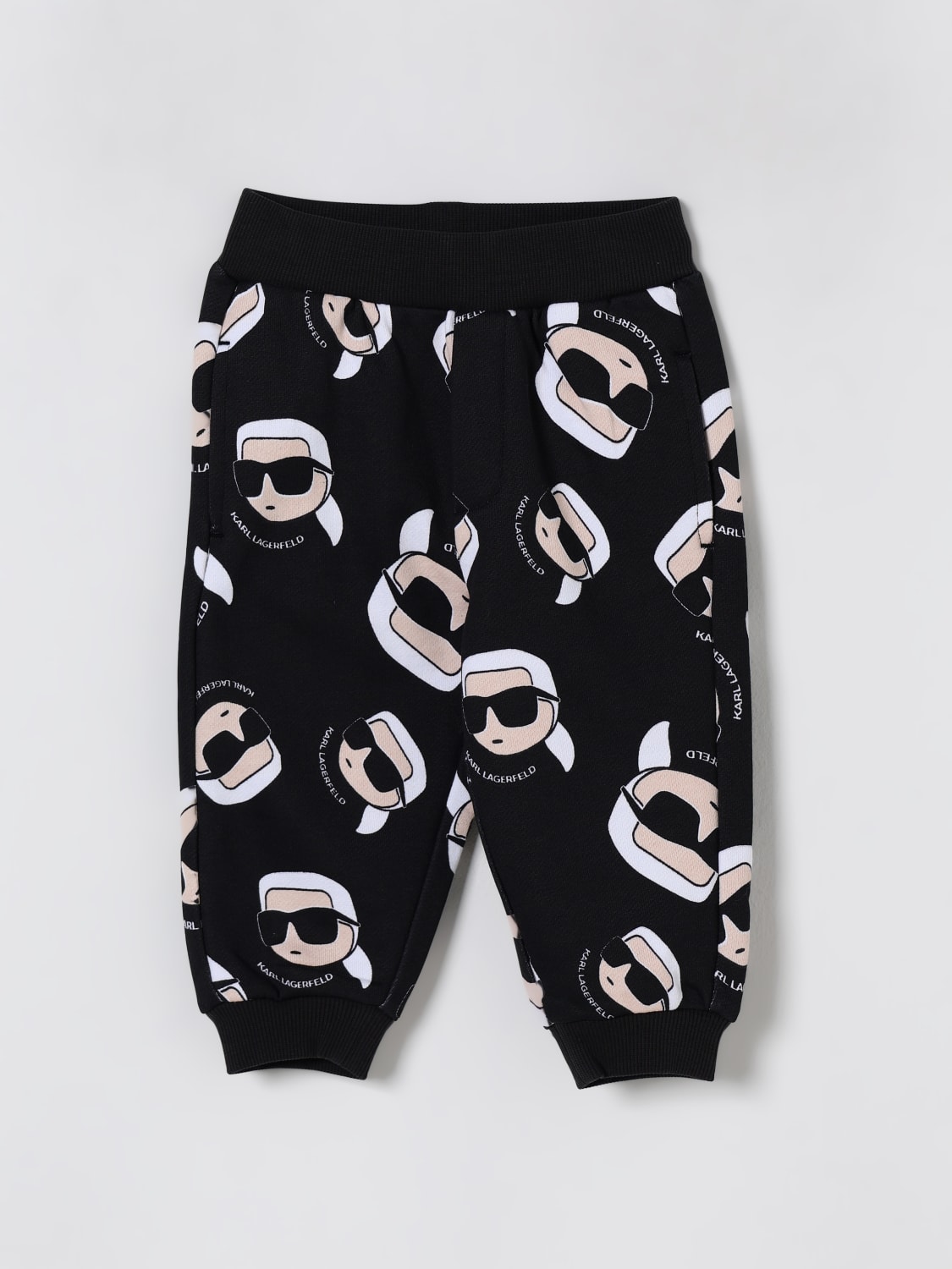 KARL LAGERFELD KIDS PANTALON: Pantalon enfant Karl Lagerfeld Kids, Noir - Img 1