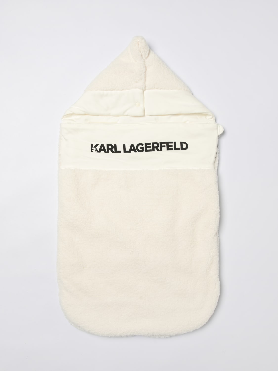 KARL LAGERFELD KIDS BLANKET SET: Bag kids Karl Lagerfeld Kids, Yellow Cream - Img 1