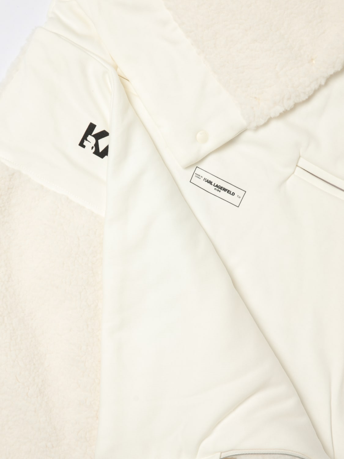 KARL LAGERFELD KIDS BLANKET SET: Bag kids Karl Lagerfeld Kids, Yellow Cream - Img 2