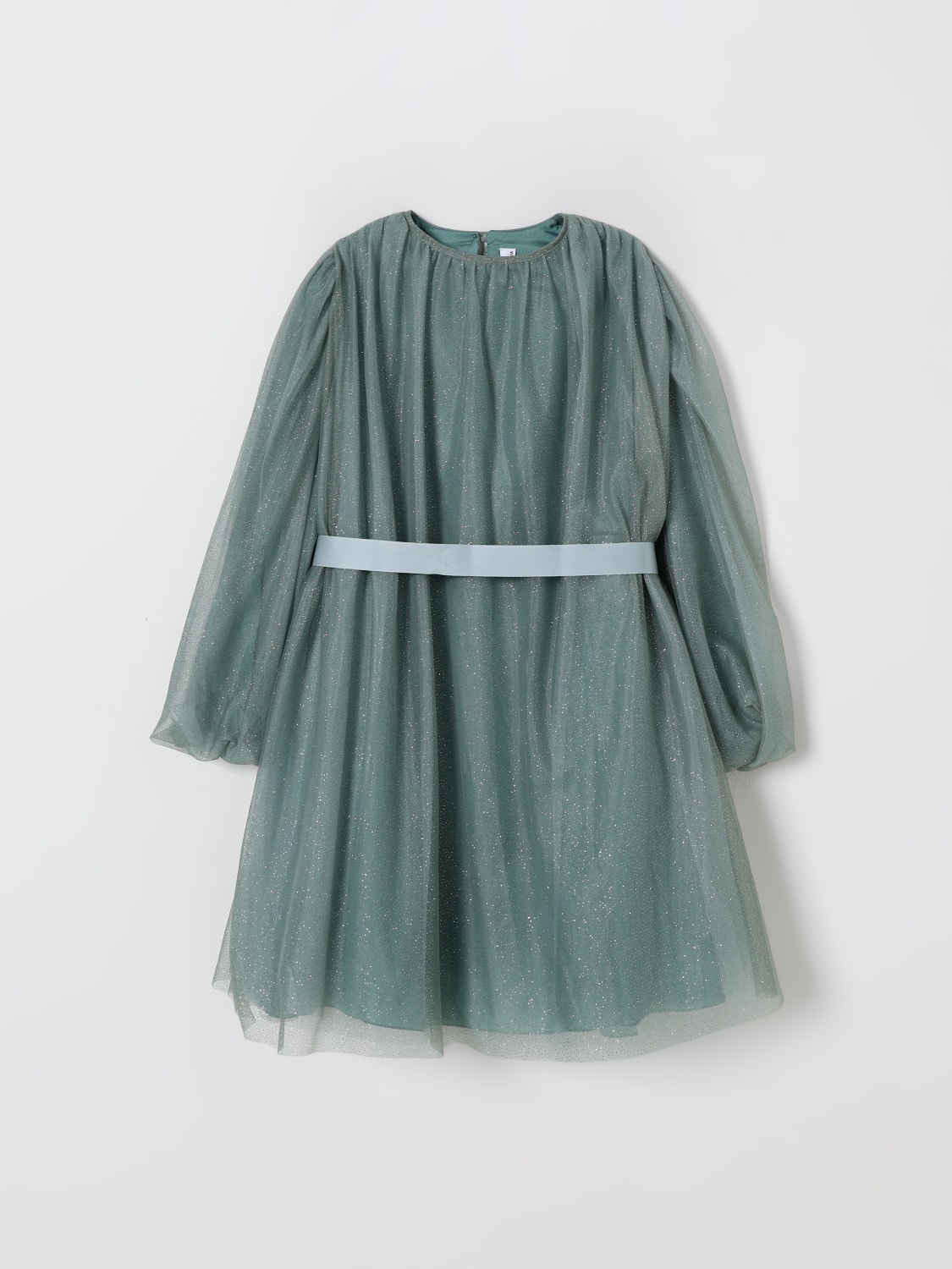 IL GUFO ROBE: Robe enfant Il Gufo, Vert - Img 1