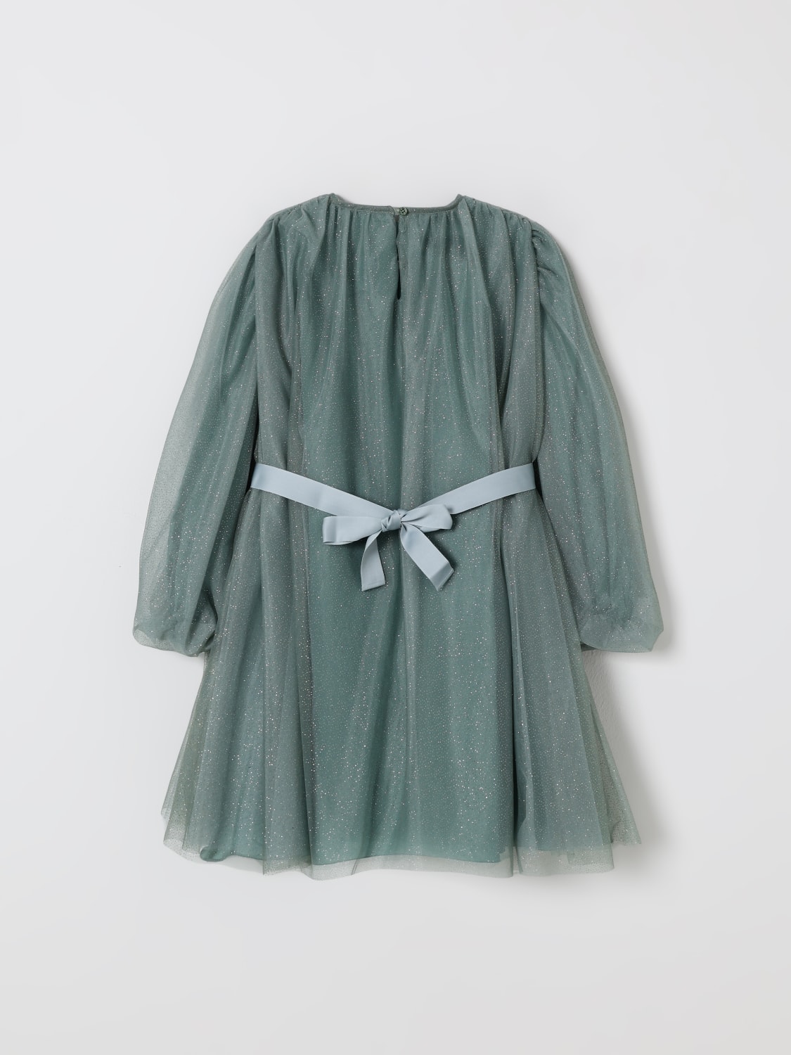 IL GUFO ROBE: Robe enfant Il Gufo, Vert - Img 2