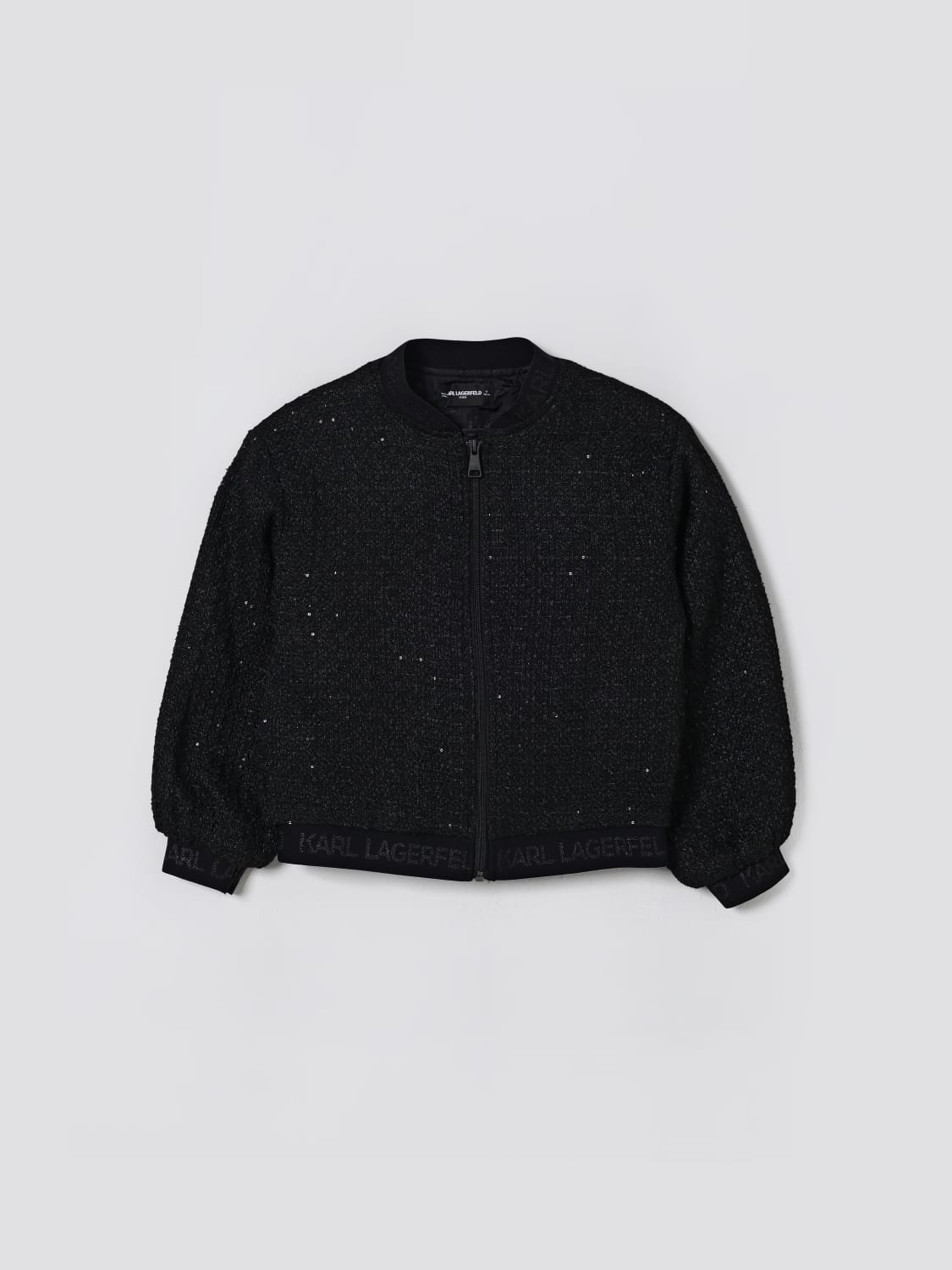 KARL LAGERFELD KIDS JACKE: Mantel kinder Karl Lagerfeld Kids, Schwarz - Img 1