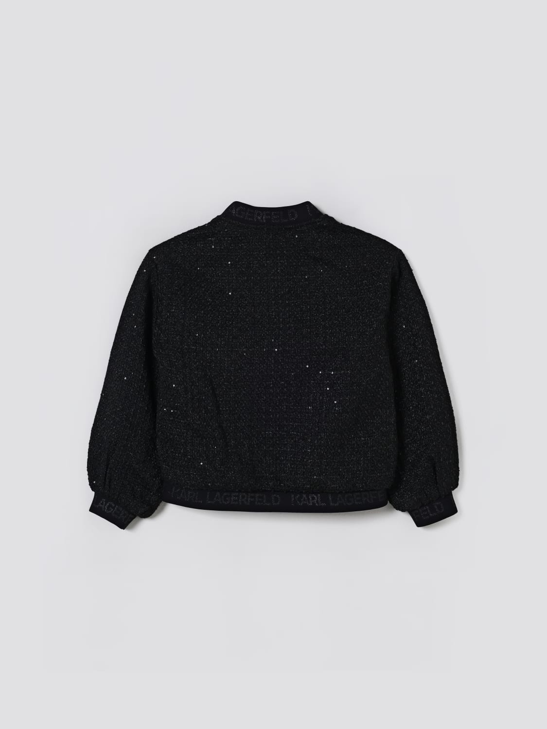 KARL LAGERFELD KIDS JACKE: Mantel kinder Karl Lagerfeld Kids, Schwarz - Img 2
