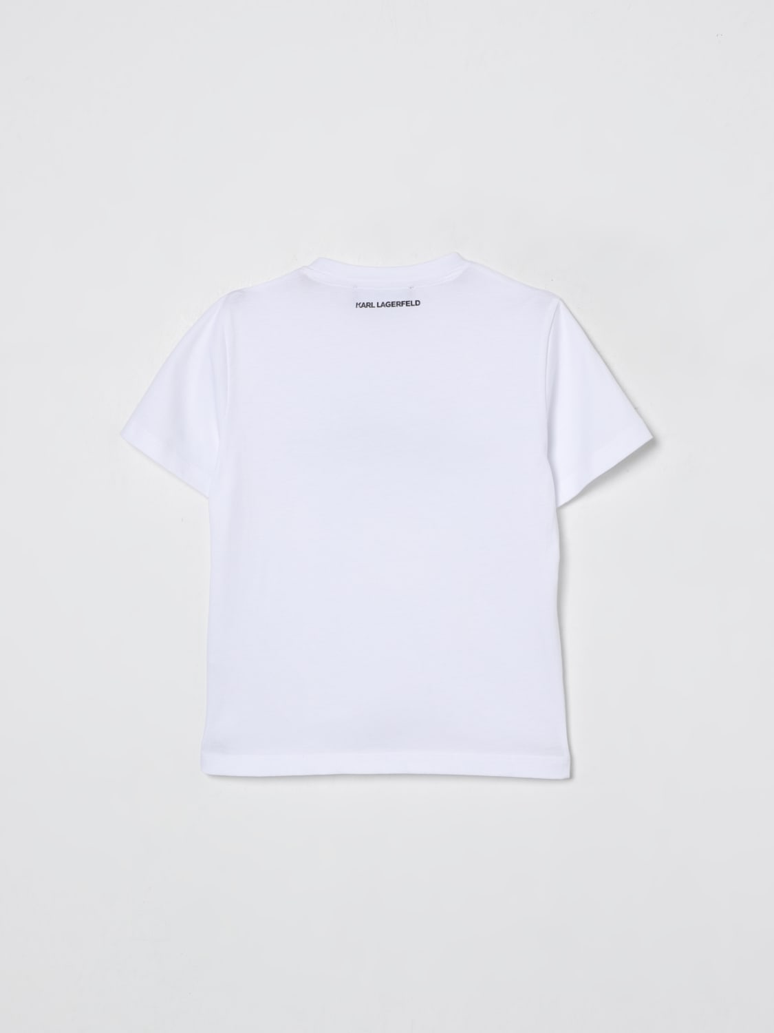 KARL LAGERFELD KIDS T-SHIRT: T-shirt kinder Karl Lagerfeld Kids, Weiss 1 - Img 2