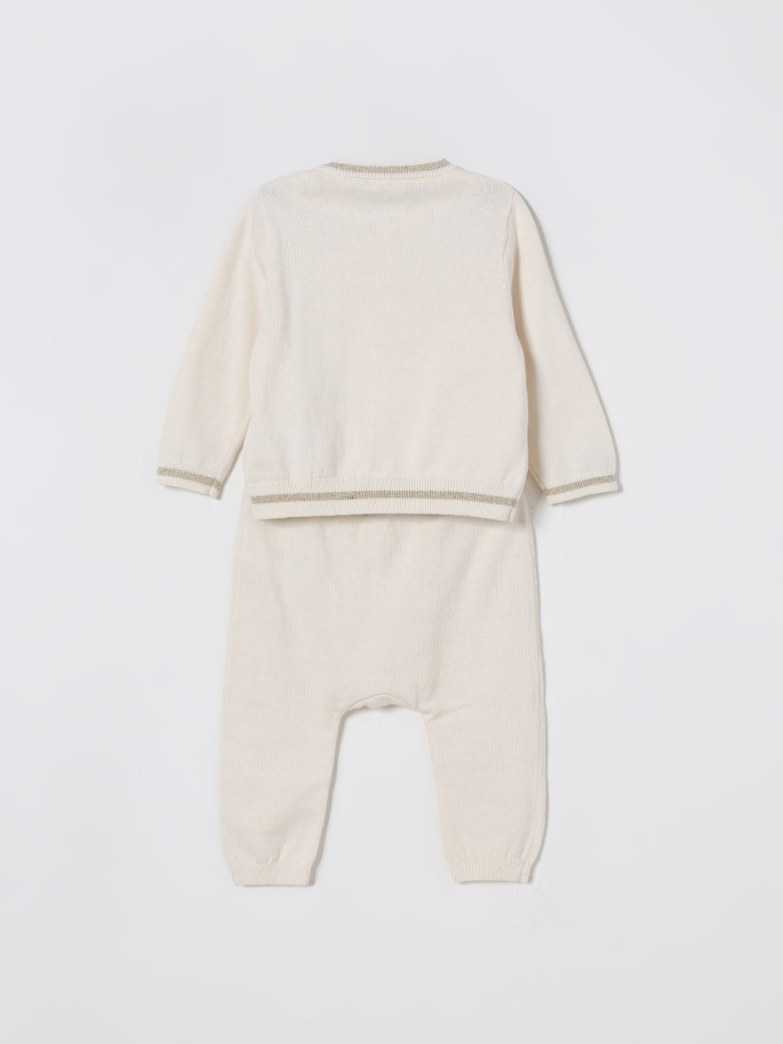KARL LAGERFELD KIDS JUMPSUIT: Karl Lagerfeld Kids baby set, Yellow Cream - Img 2