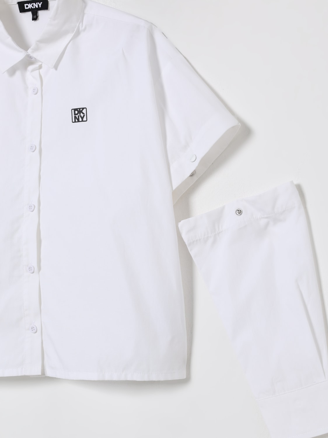 DKNY BLUSE: Bluse kinder Dkny, Weiß - Img 3