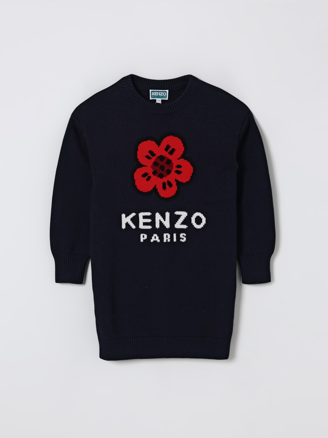 KENZO KIDS VESTIDO: Vestido niños Kenzo Kids, Azul Oscuro - Img 1