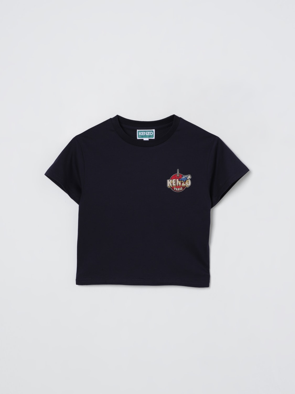 KENZO KIDS T-SHIRT: T-shirt kinder Kenzo Kids, Blau - Img 1