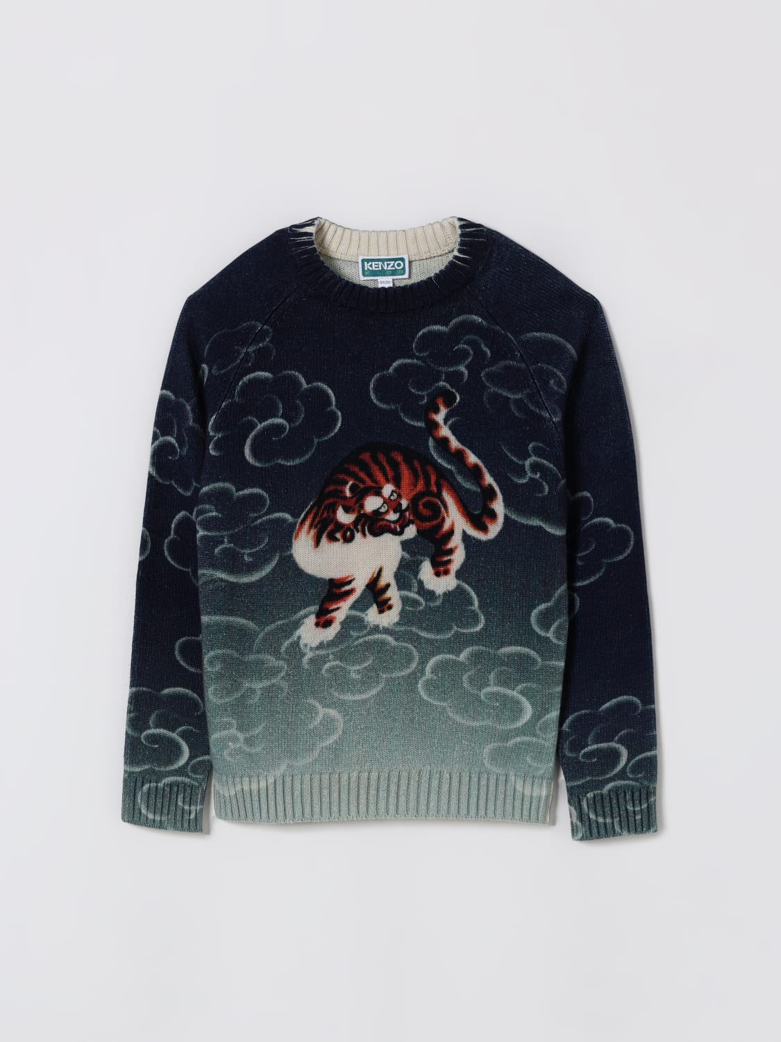 KENZO KIDS SWEATER: Sweater kids Kenzo Kids, Blue - Img 1