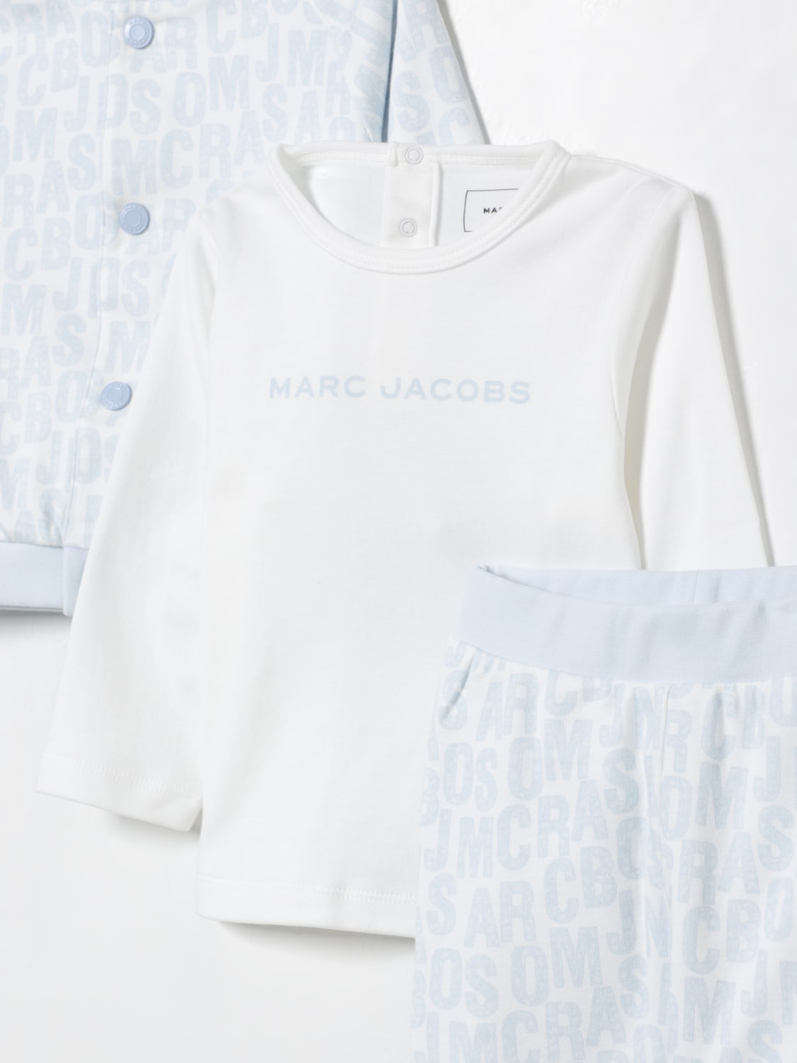 LITTLE MARC JACOBS MONO: Pelele niños Little Marc Jacobs, Azul Claro - Img 3