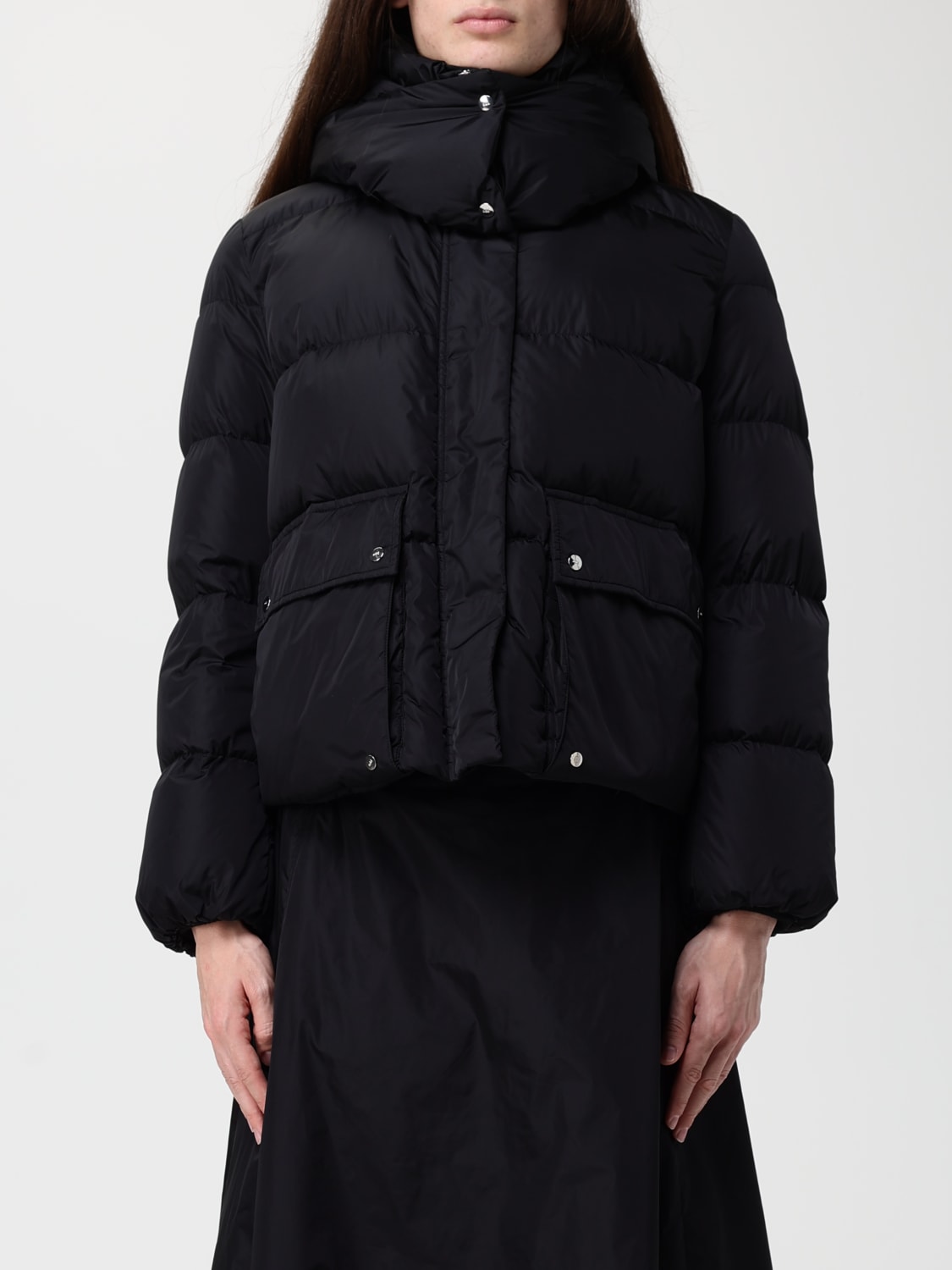 ADD JACKET: Jacket woman Add, Black - Img 1