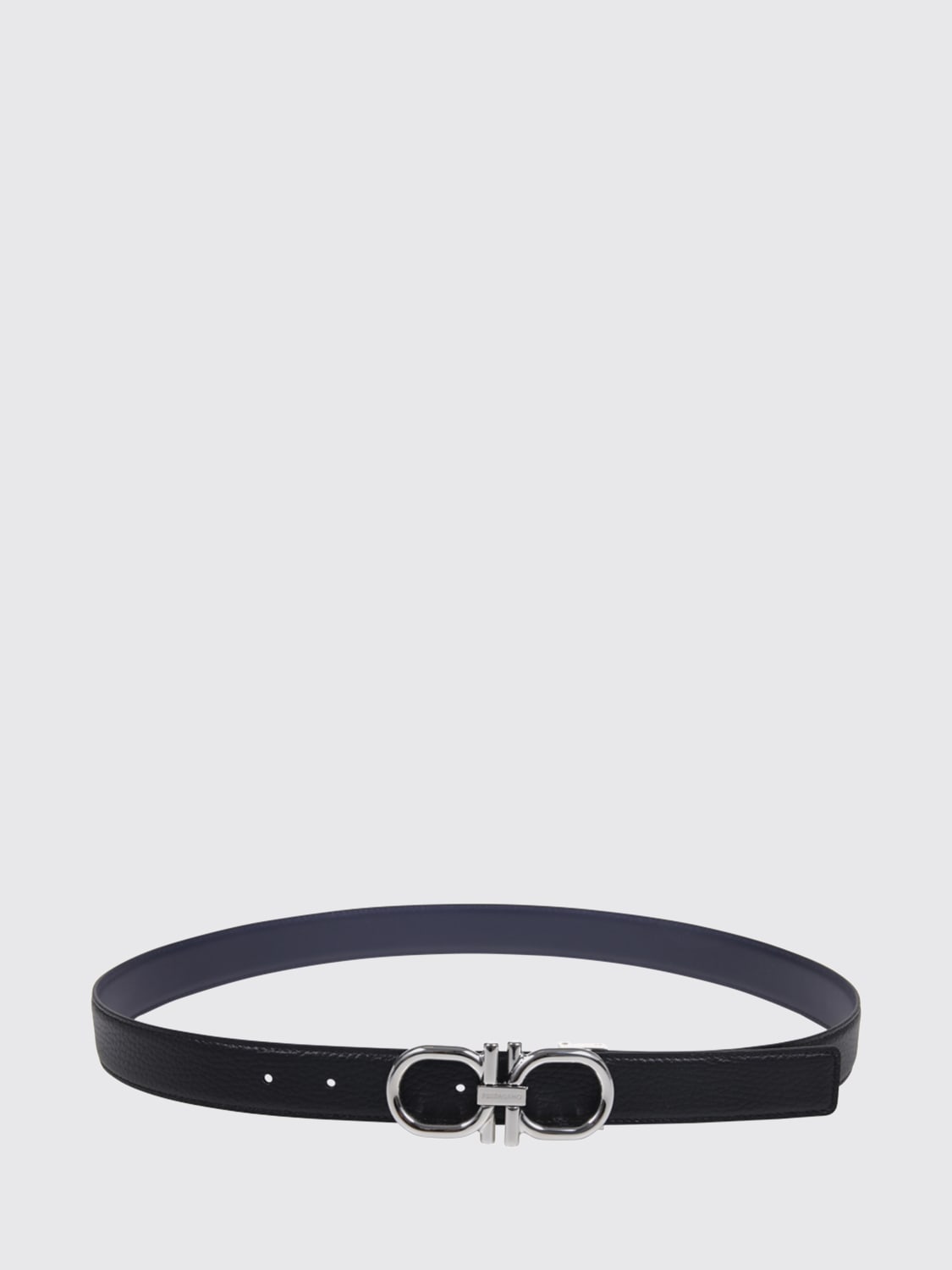 FERRAGAMO BELT: Belt men Ferragamo, Black - Img 1