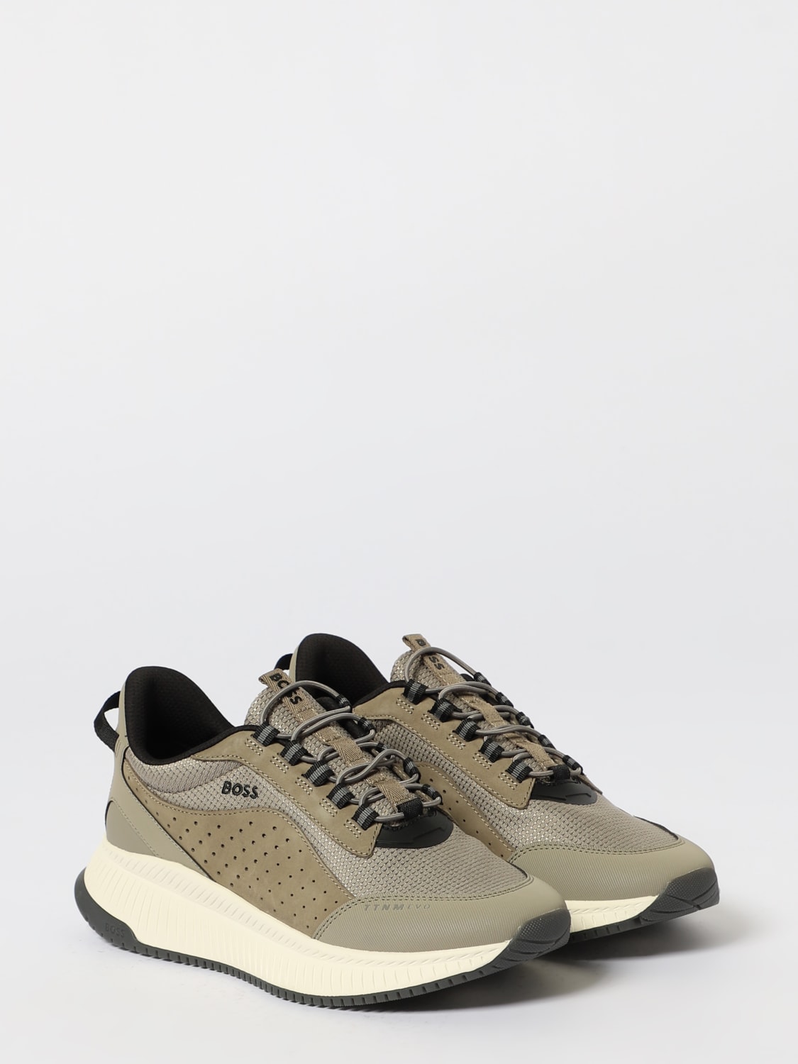 BOSS SNEAKERS: Sneakers men Boss, Beige - Img 2