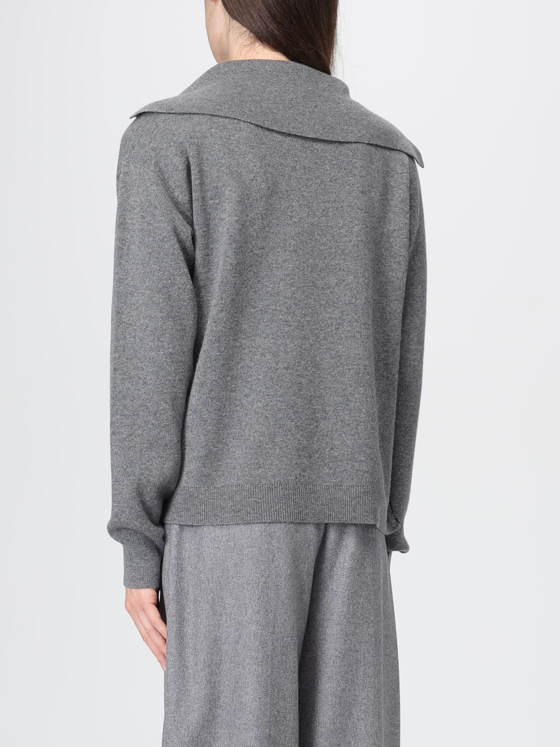 BOSS POLO: Polo in maglia di cashmere Boss, Grigio - Img 2