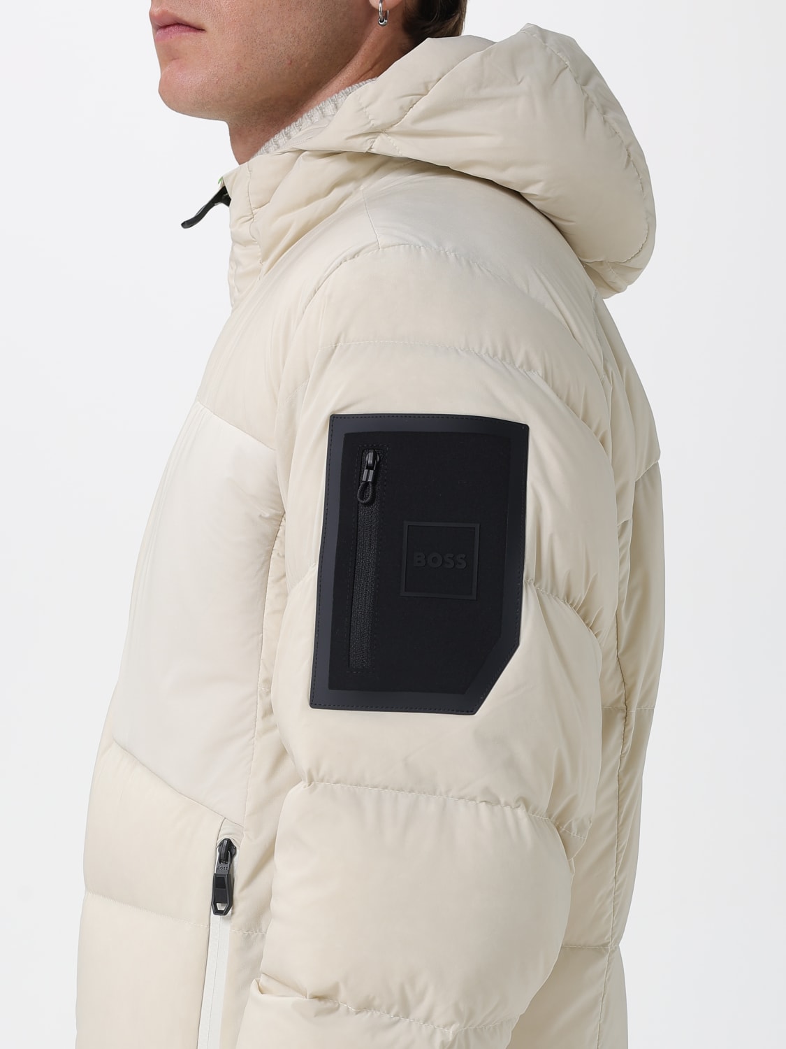 BOSS CHAQUETA: Chaqueta hombre Boss, Nata - Img 4