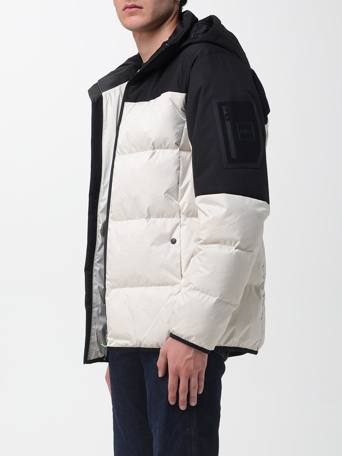 BOSS JACKET: Jacket men Boss, Yellow Cream - Img 3