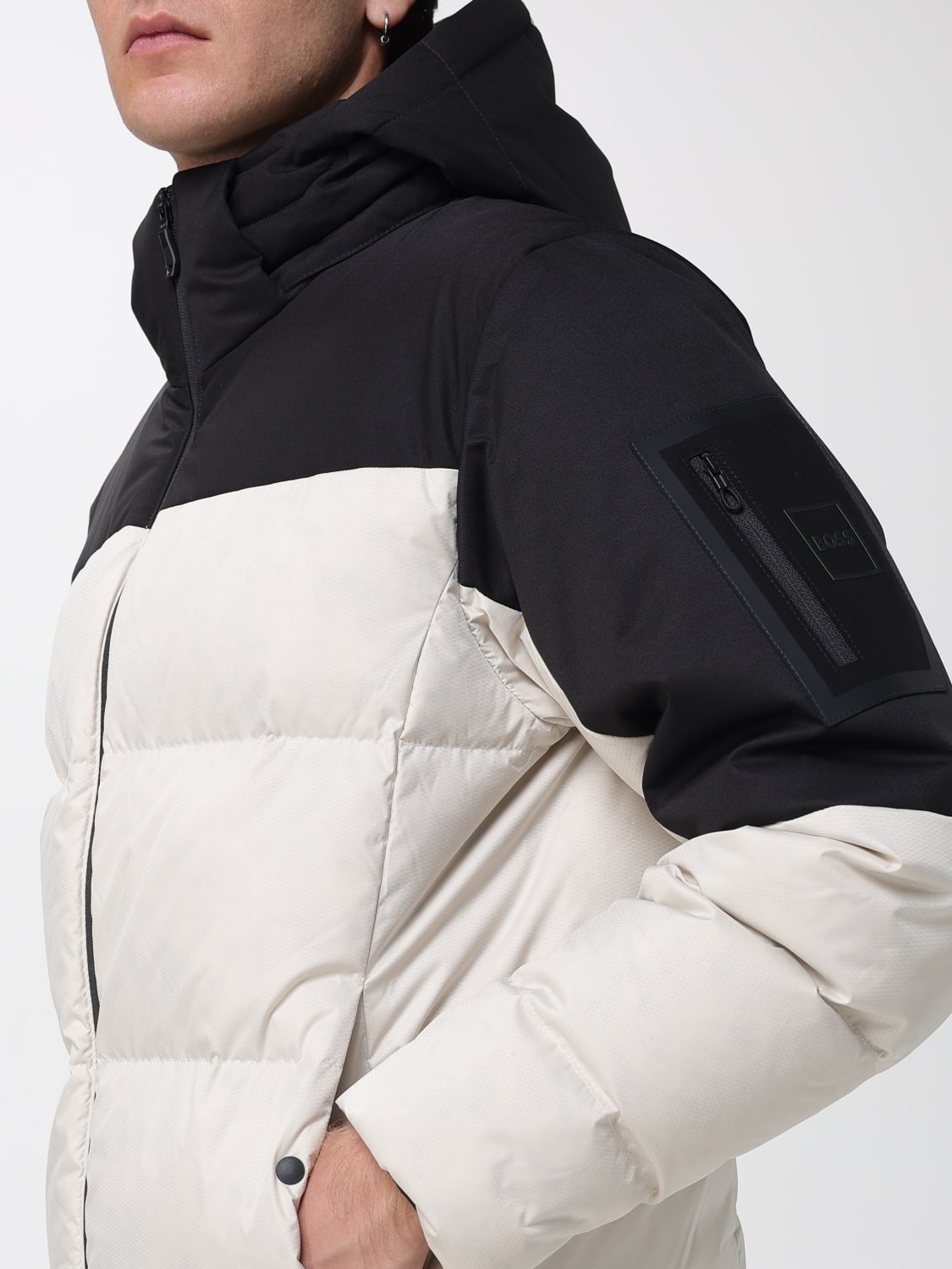 BOSS JACKET: Jacket men Boss, Yellow Cream - Img 4