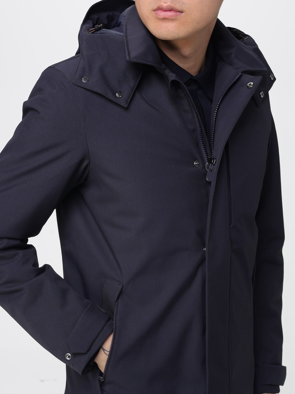 SAVE THE DUCK COAT: Jacket men Save The Duck, Blue - Img 4