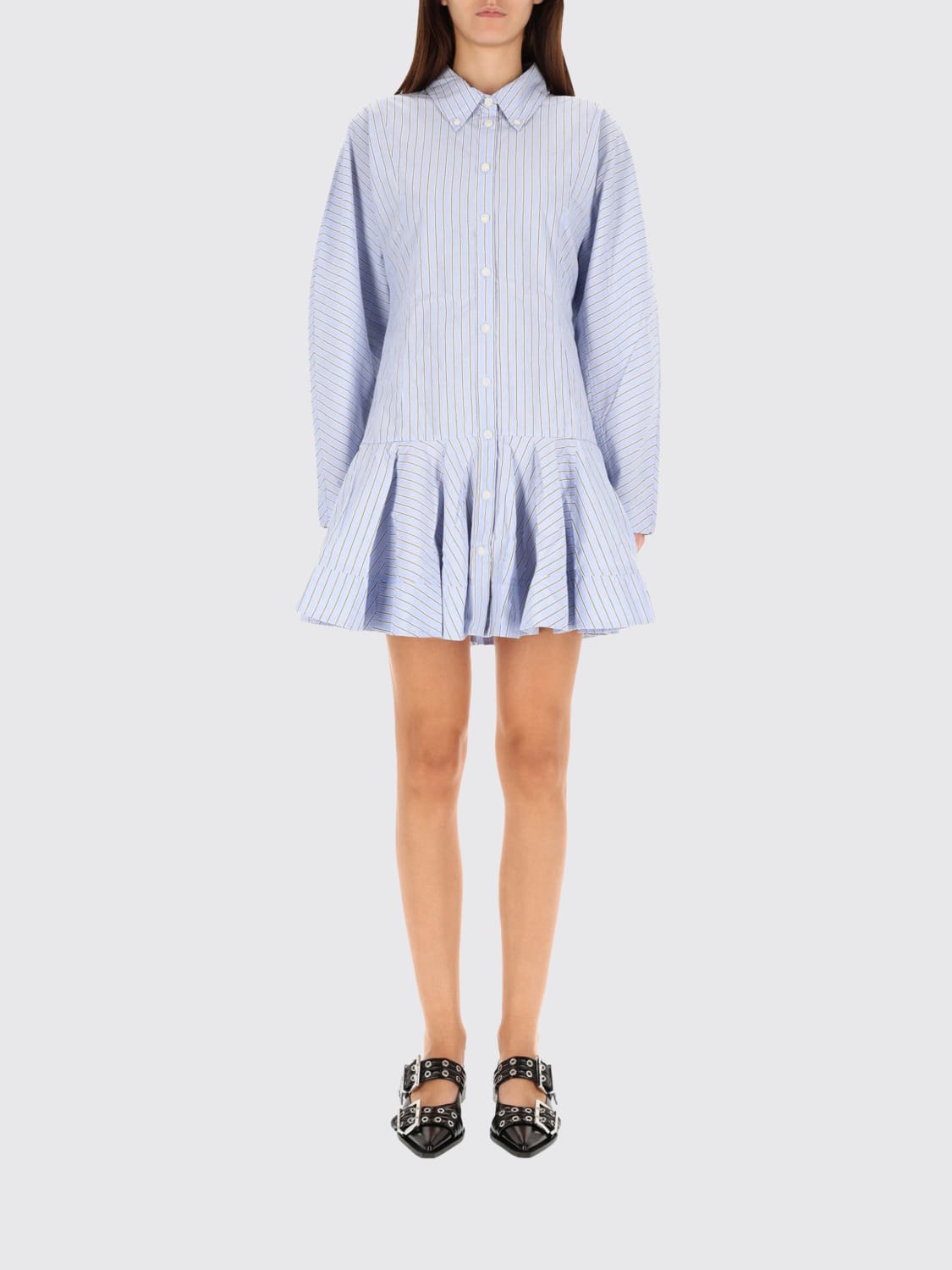 GANNI ROBE: Robe femme Ganni, Violet - Img 1