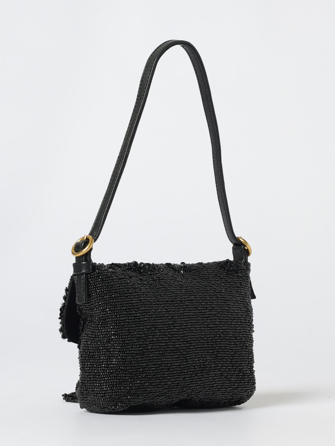 MALIPARMI SCHULTERTASCHE: Schultertasche damen Maliparmi, Schwarz - Img 2