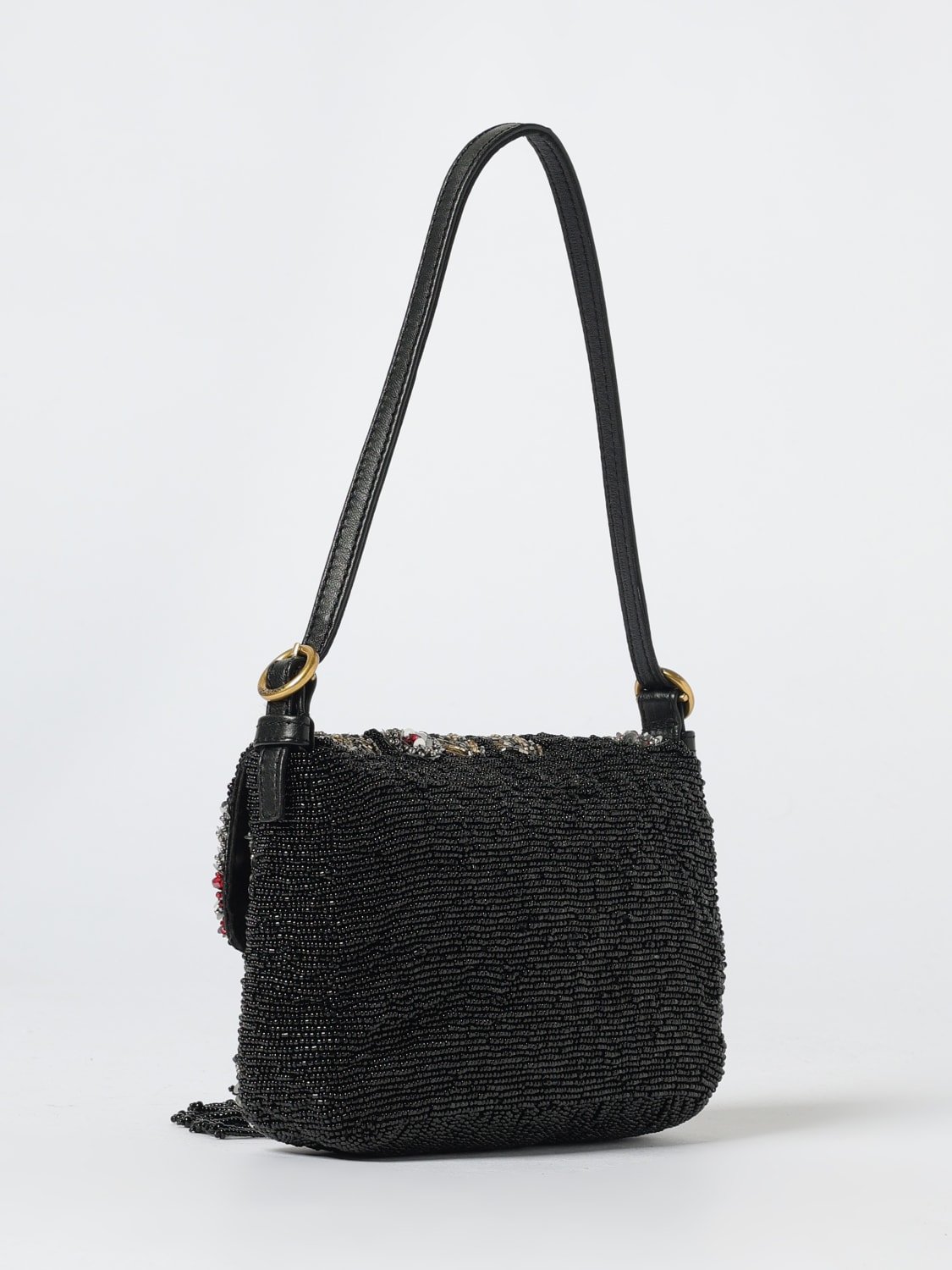 MALIPARMI SCHULTERTASCHE: Schultertasche damen Maliparmi, Schwarz 1 - Img 2