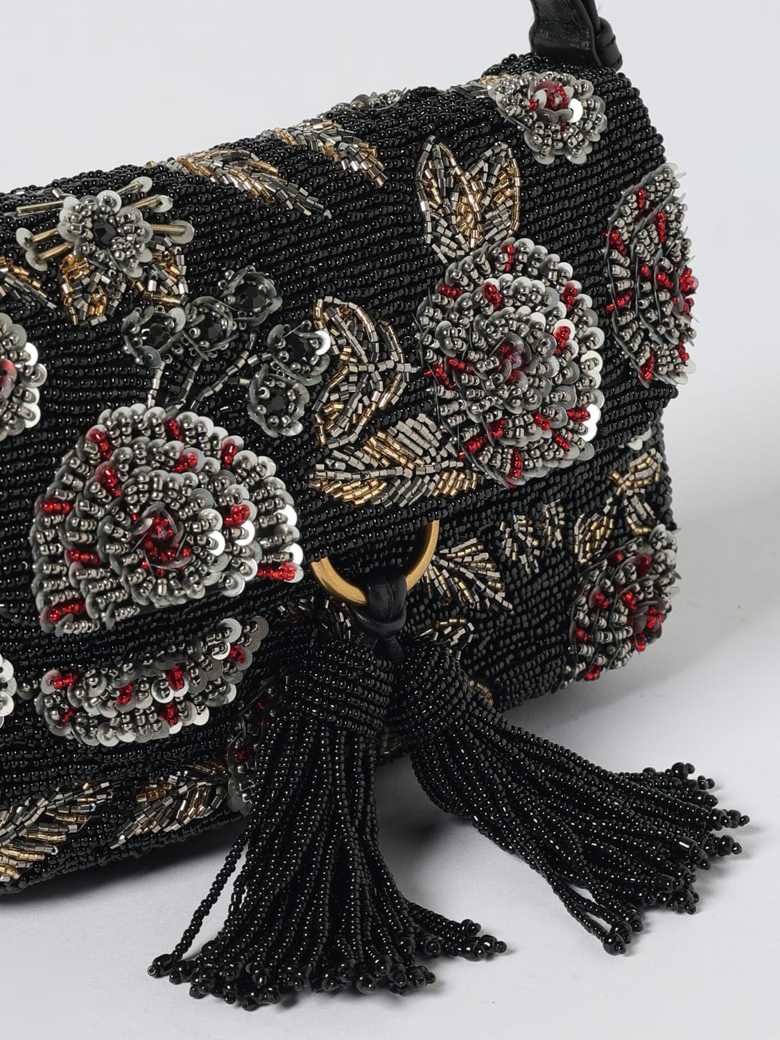 MALIPARMI SCHULTERTASCHE: Schultertasche damen Maliparmi, Schwarz 1 - Img 3