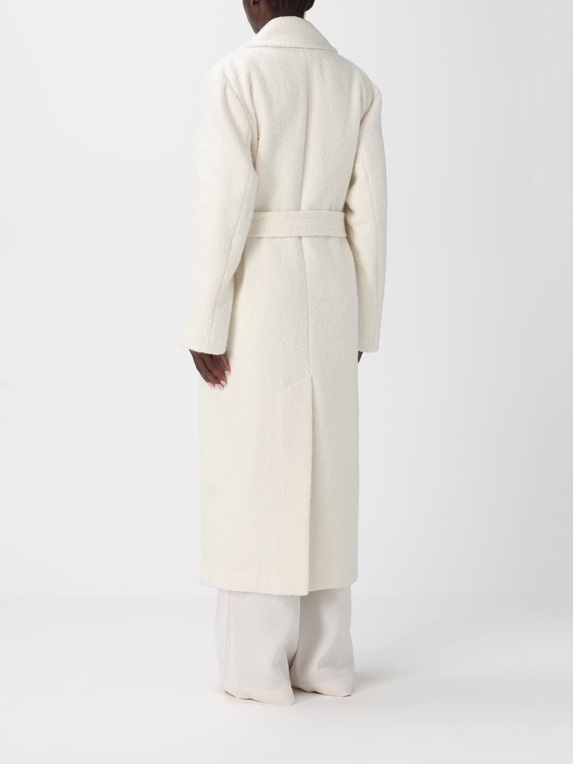 PINKO ABRIGO: Abrigo mujer Pinko, Blanco - Img 2