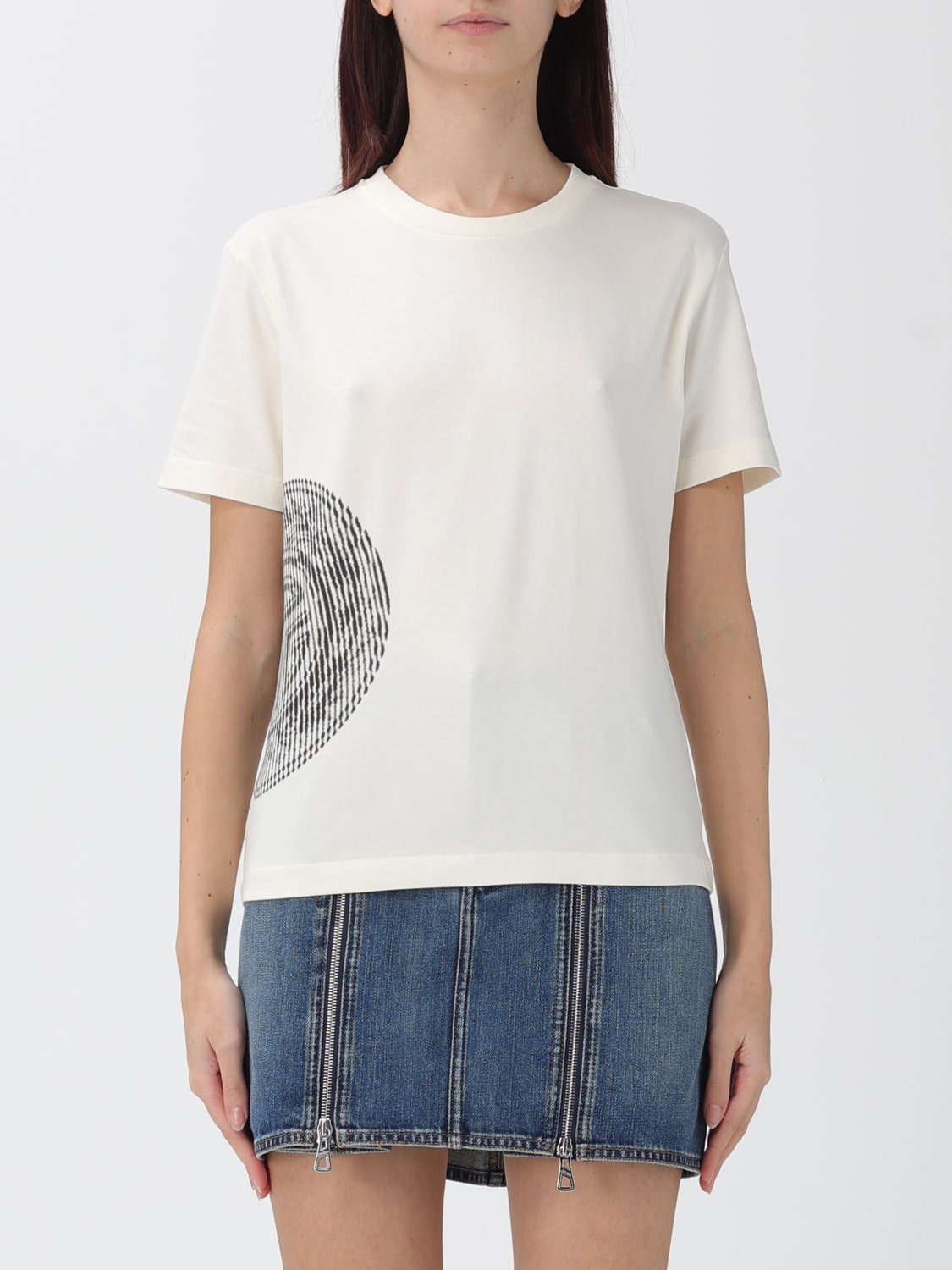 JEAN PAUL GAULTIER T-SHIRT: T-shirt femme Jean Paul Gaultier, Blanc - Img 1