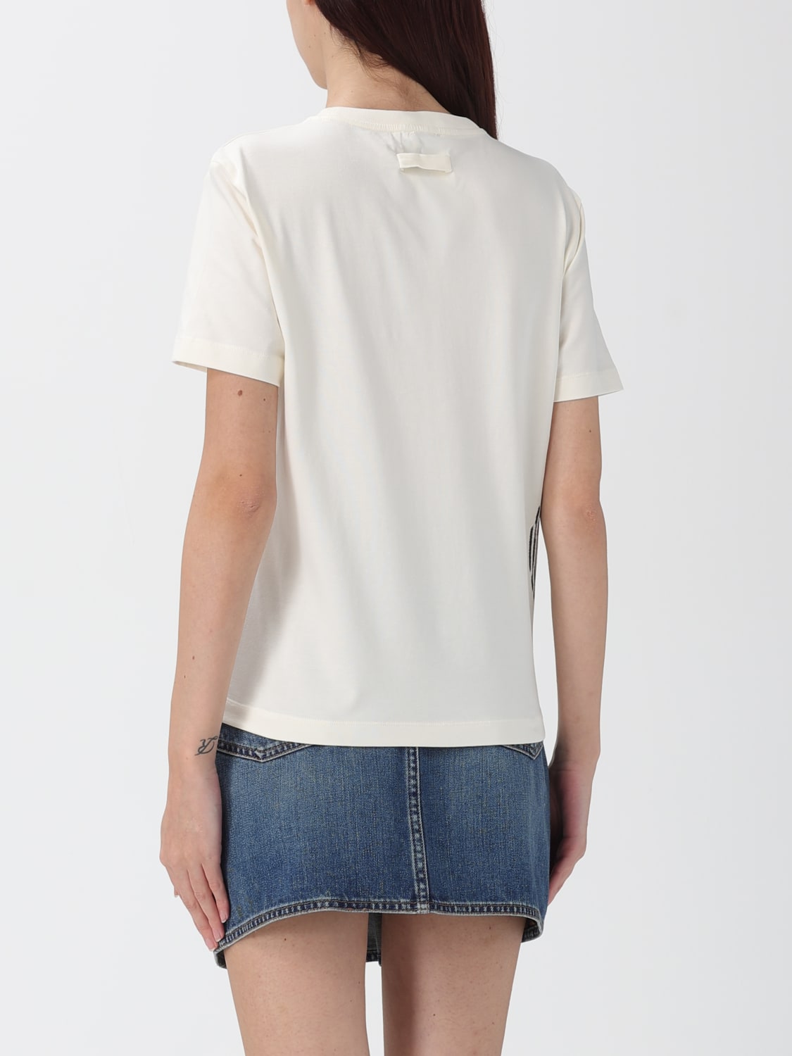 JEAN PAUL GAULTIER T-SHIRT: T-shirt femme Jean Paul Gaultier, Blanc - Img 3