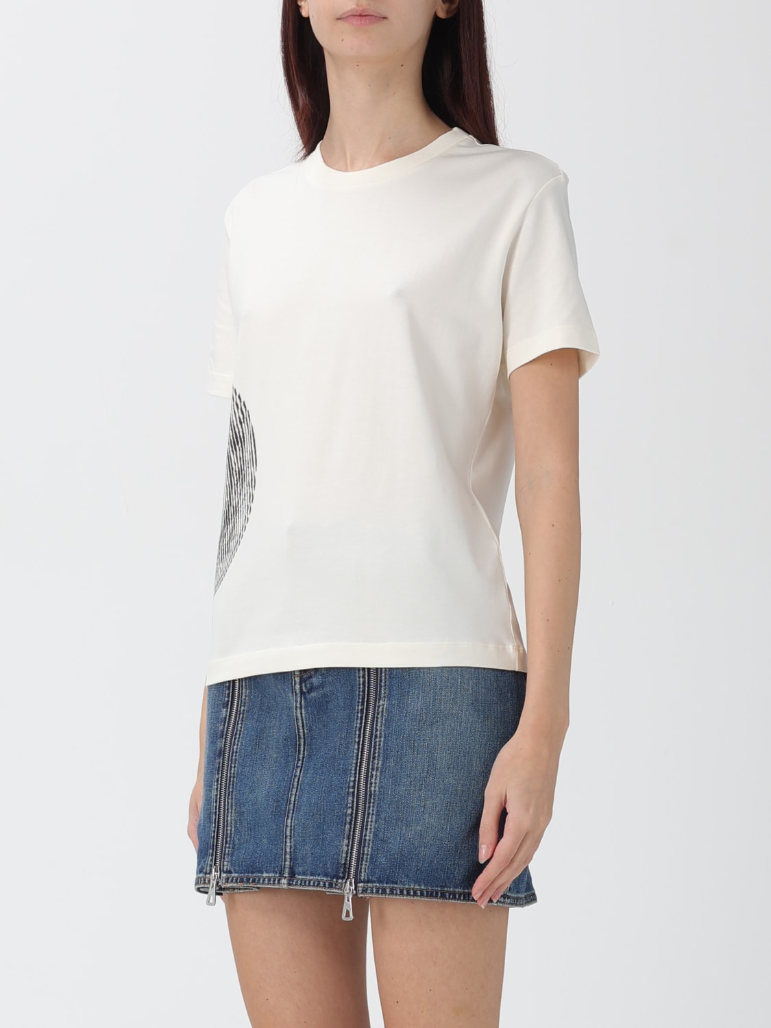 JEAN PAUL GAULTIER T-SHIRT: T-shirt femme Jean Paul Gaultier, Blanc - Img 4