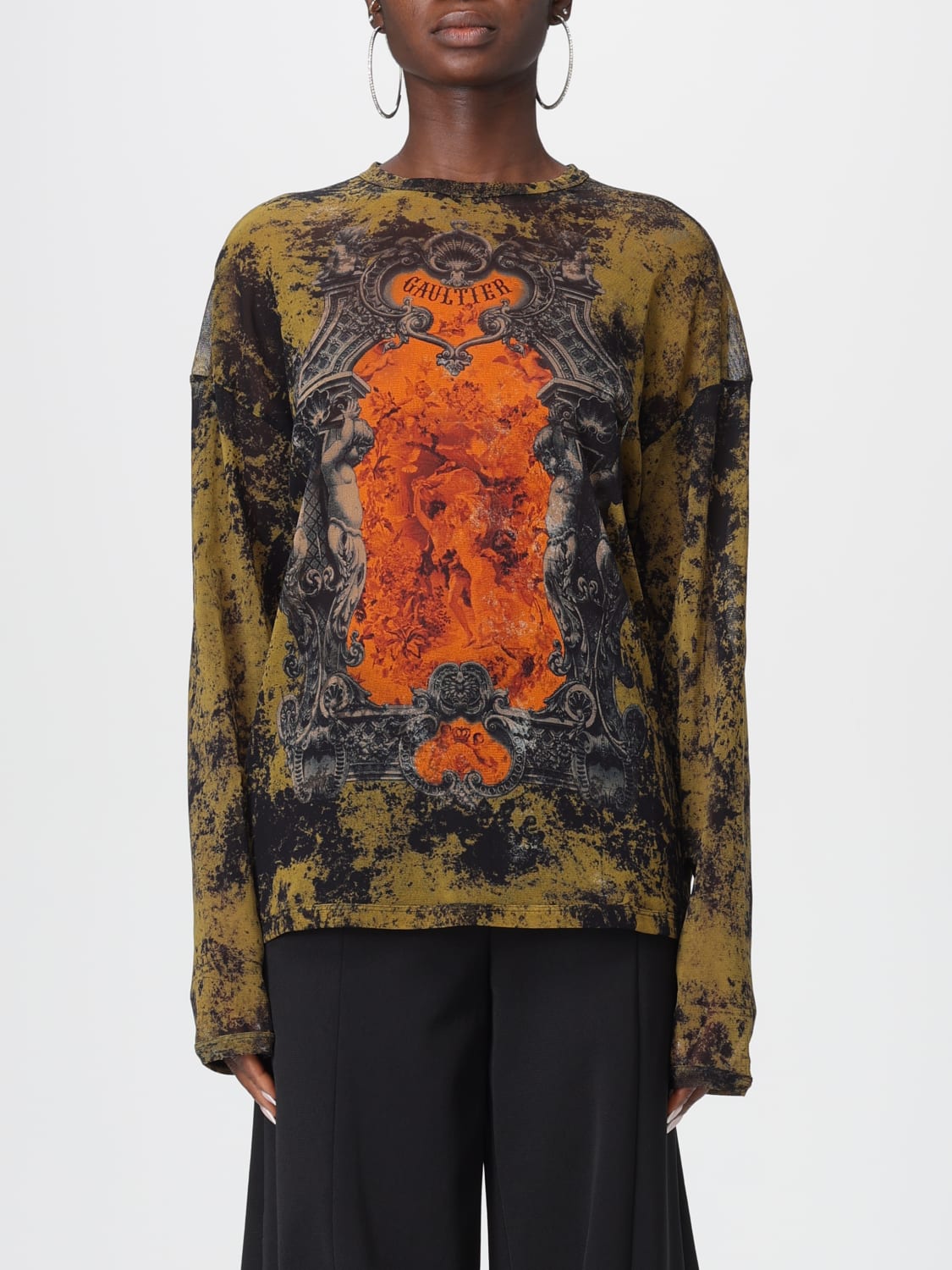 JEAN PAUL GAULTIER SWEATER: Sweater woman Jean Paul Gaultier, Multicolor - Img 1