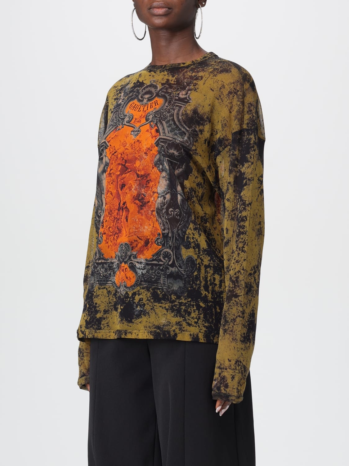 JEAN PAUL GAULTIER SWEATER: Sweater woman Jean Paul Gaultier, Multicolor - Img 4