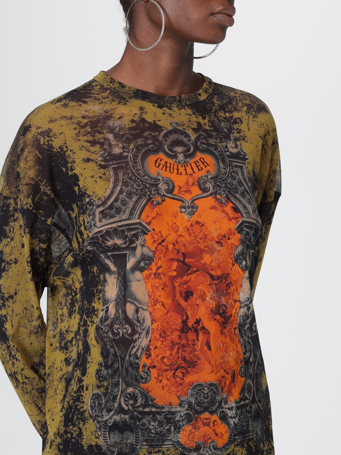 JEAN PAUL GAULTIER SWEATER: Sweater woman Jean Paul Gaultier, Multicolor - Img 5