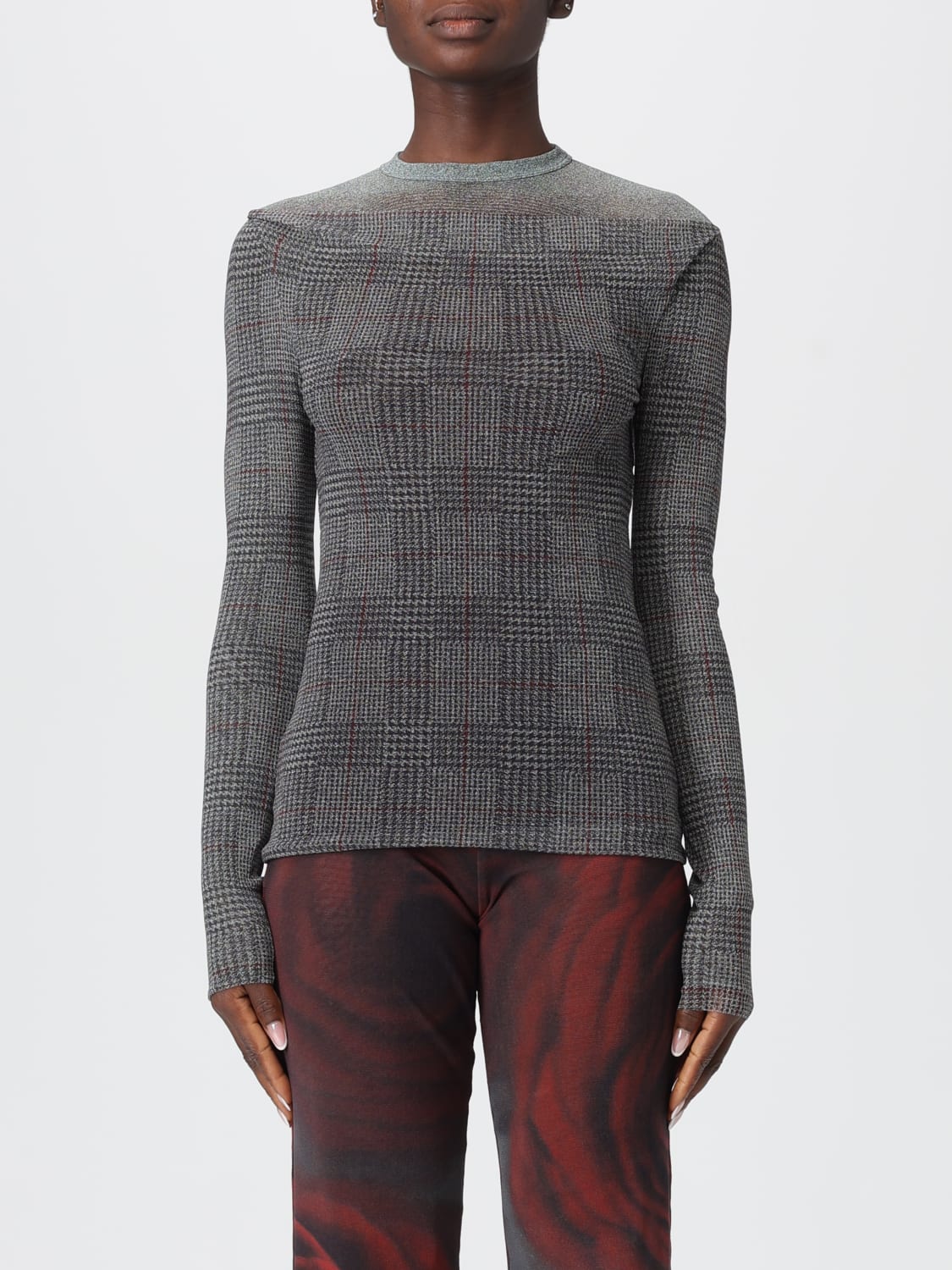 JEAN PAUL GAULTIER TOP: Top mujer Jean Paul Gaultier, Gris - Img 1