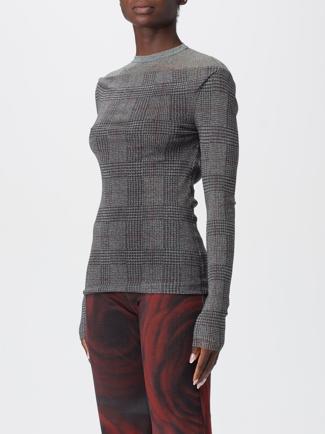 JEAN PAUL GAULTIER TOP: Top mujer Jean Paul Gaultier, Gris - Img 4