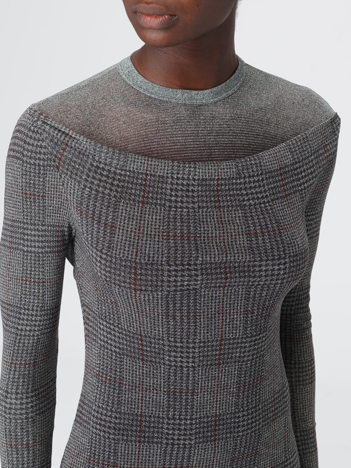 JEAN PAUL GAULTIER TOP: Top mujer Jean Paul Gaultier, Gris - Img 5