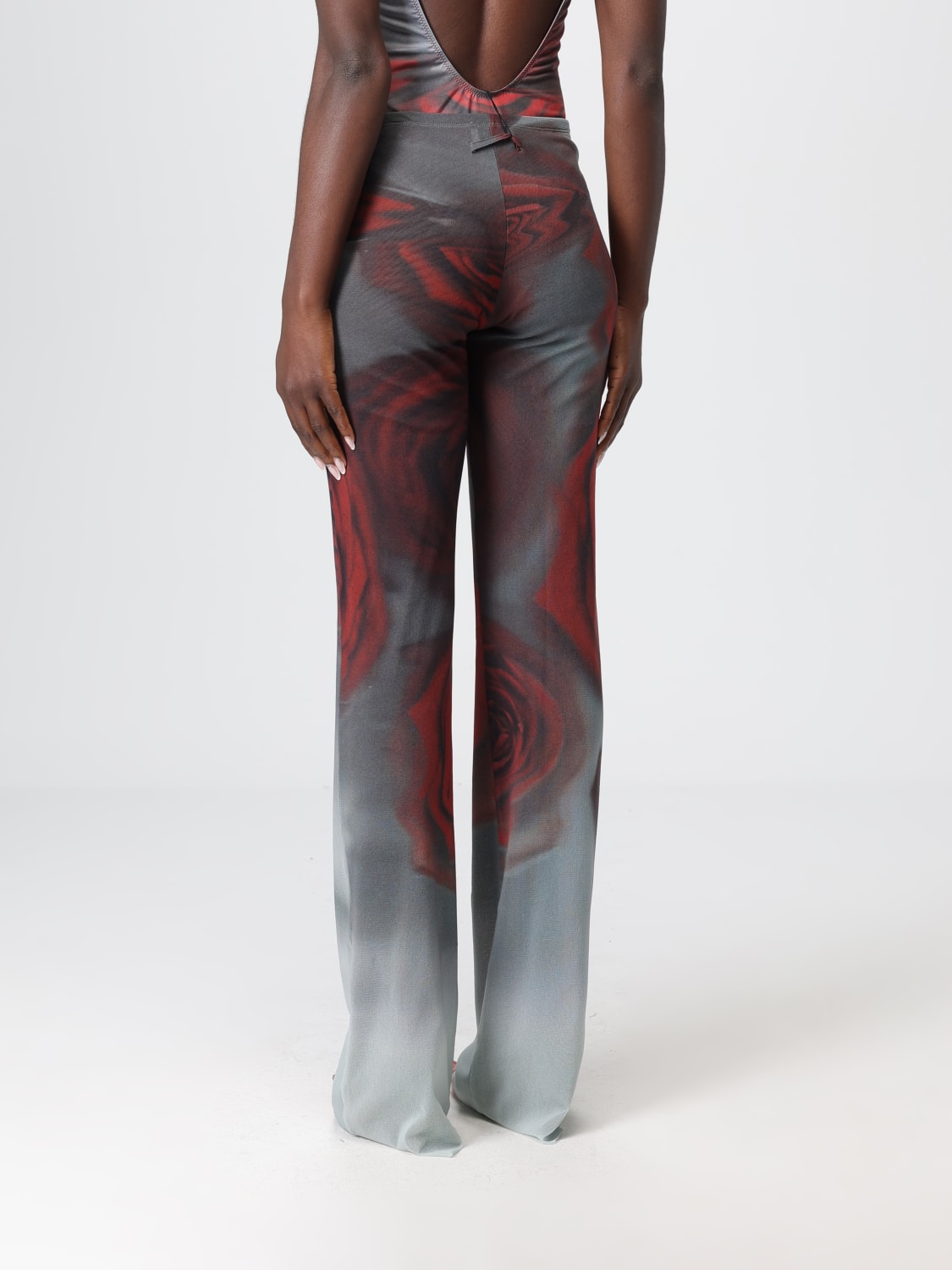 JEAN PAUL GAULTIER PANTS: Pants woman Jean Paul Gaultier, Red - Img 3