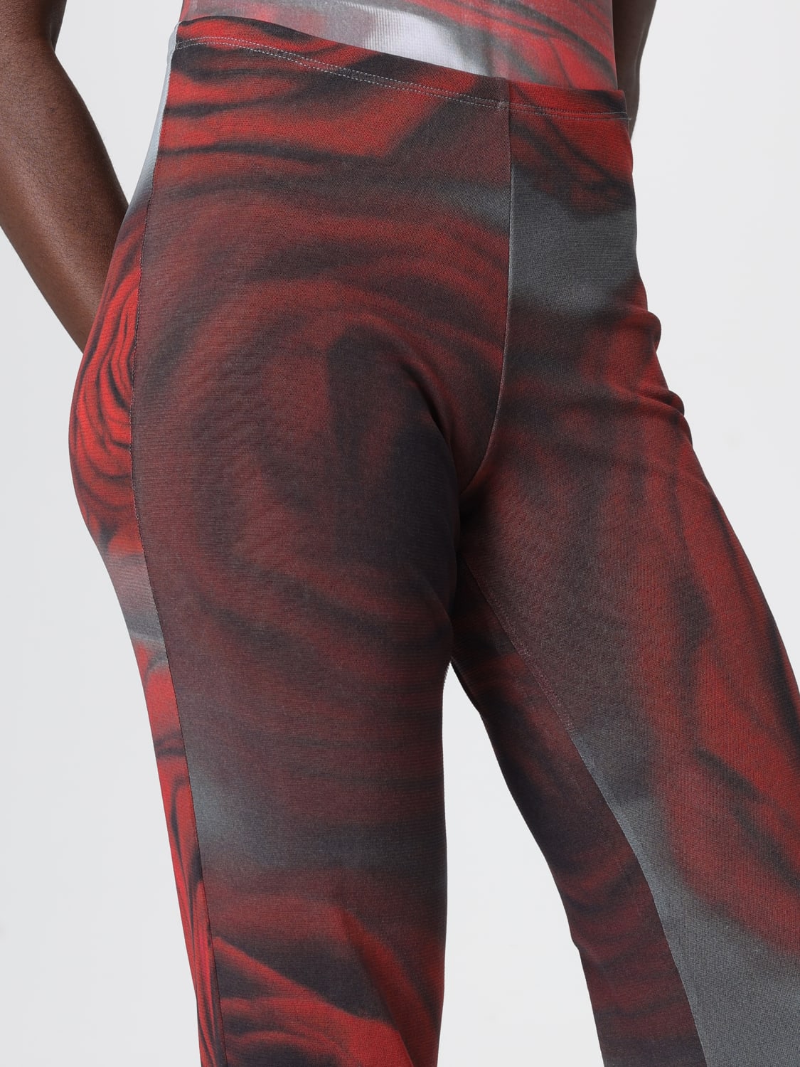 JEAN PAUL GAULTIER PANTS: Pants woman Jean Paul Gaultier, Red - Img 5