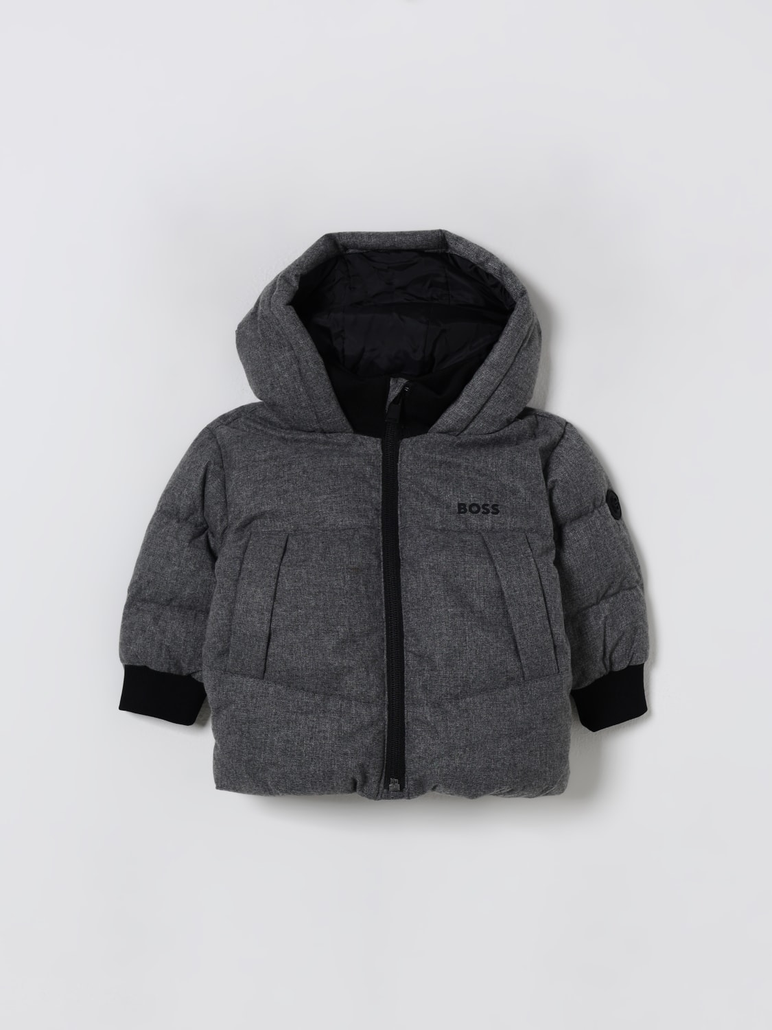 BOSS VESTE: Manteau enfant Boss, Gris - Img 1