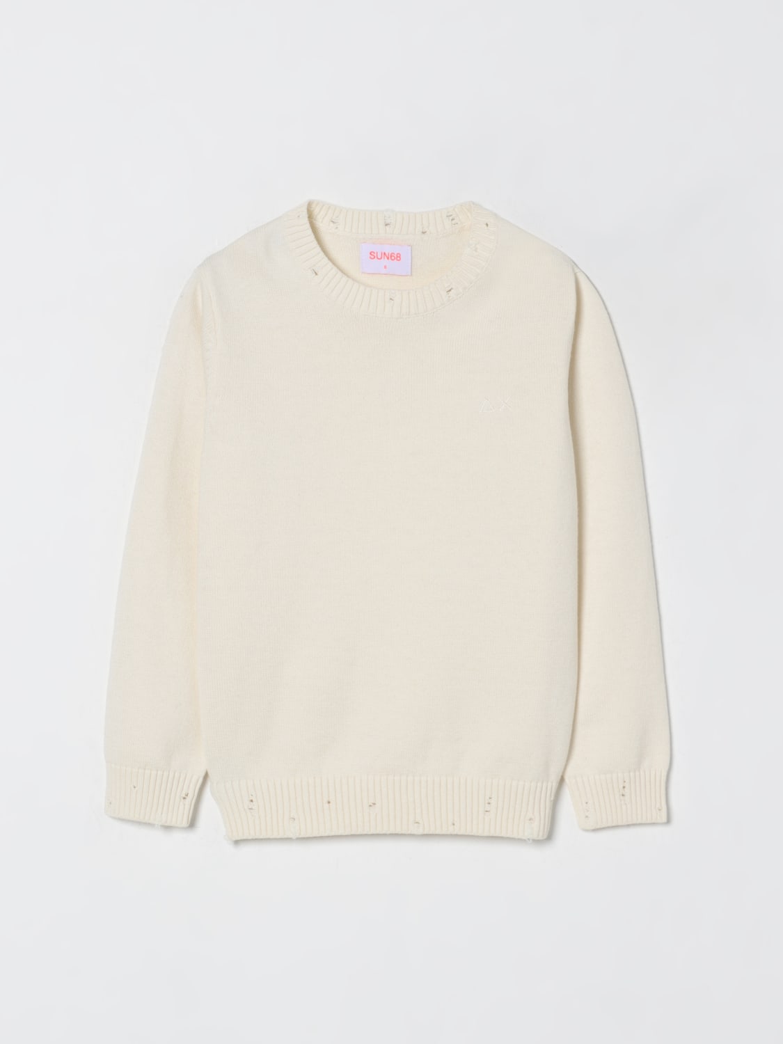 SUN68 SWEATER: Sweater kids SUN68, White - Img 1